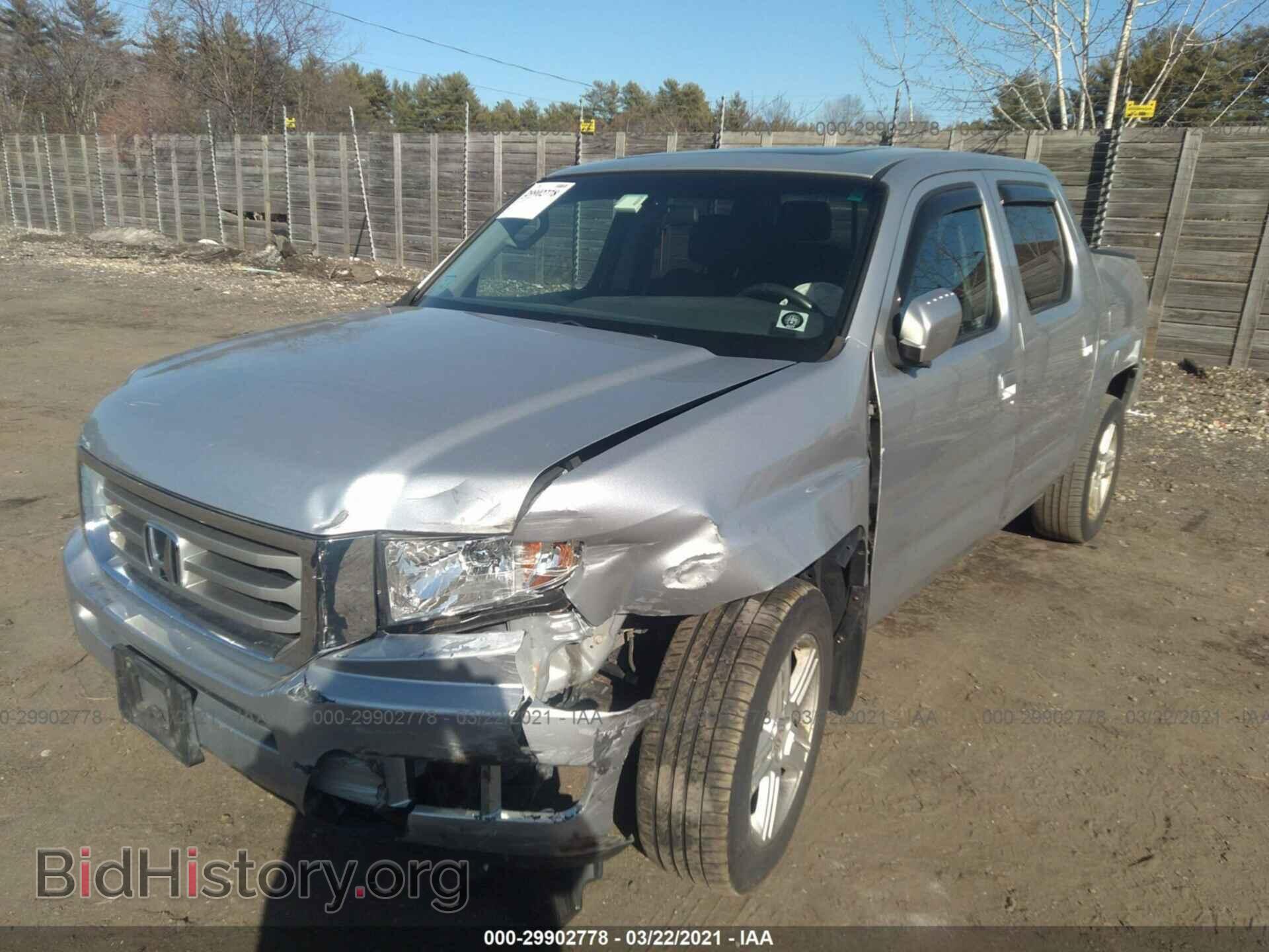 2012 HONDA RIDGELINE - VIN: 5FPYK1F59CB459062 - Фото 2
