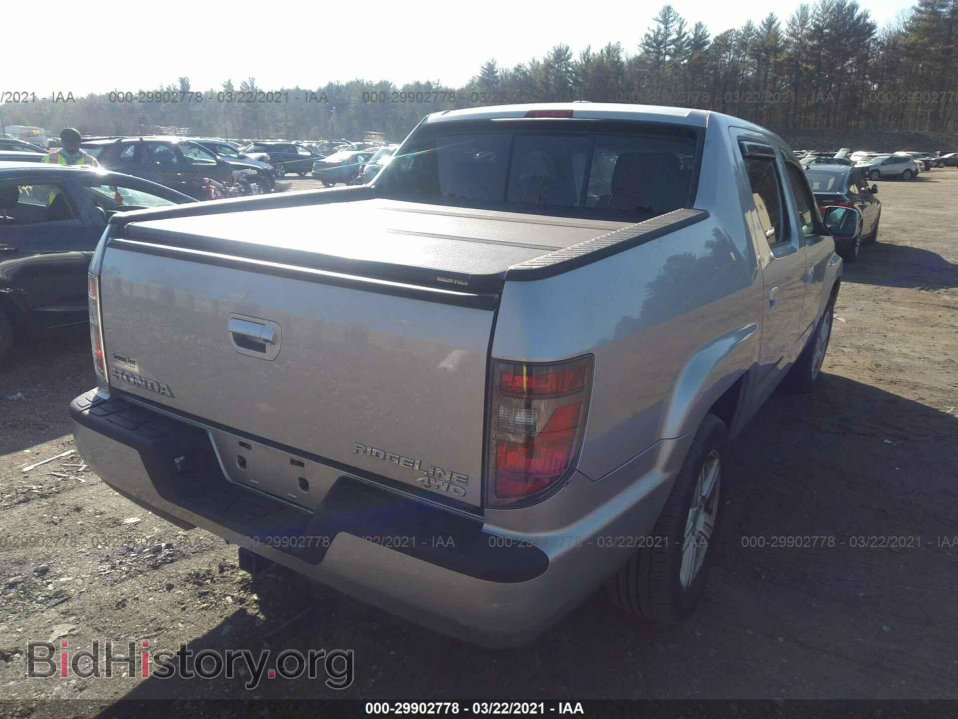2012 HONDA RIDGELINE - VIN: 5FPYK1F59CB459062 - Фото 4