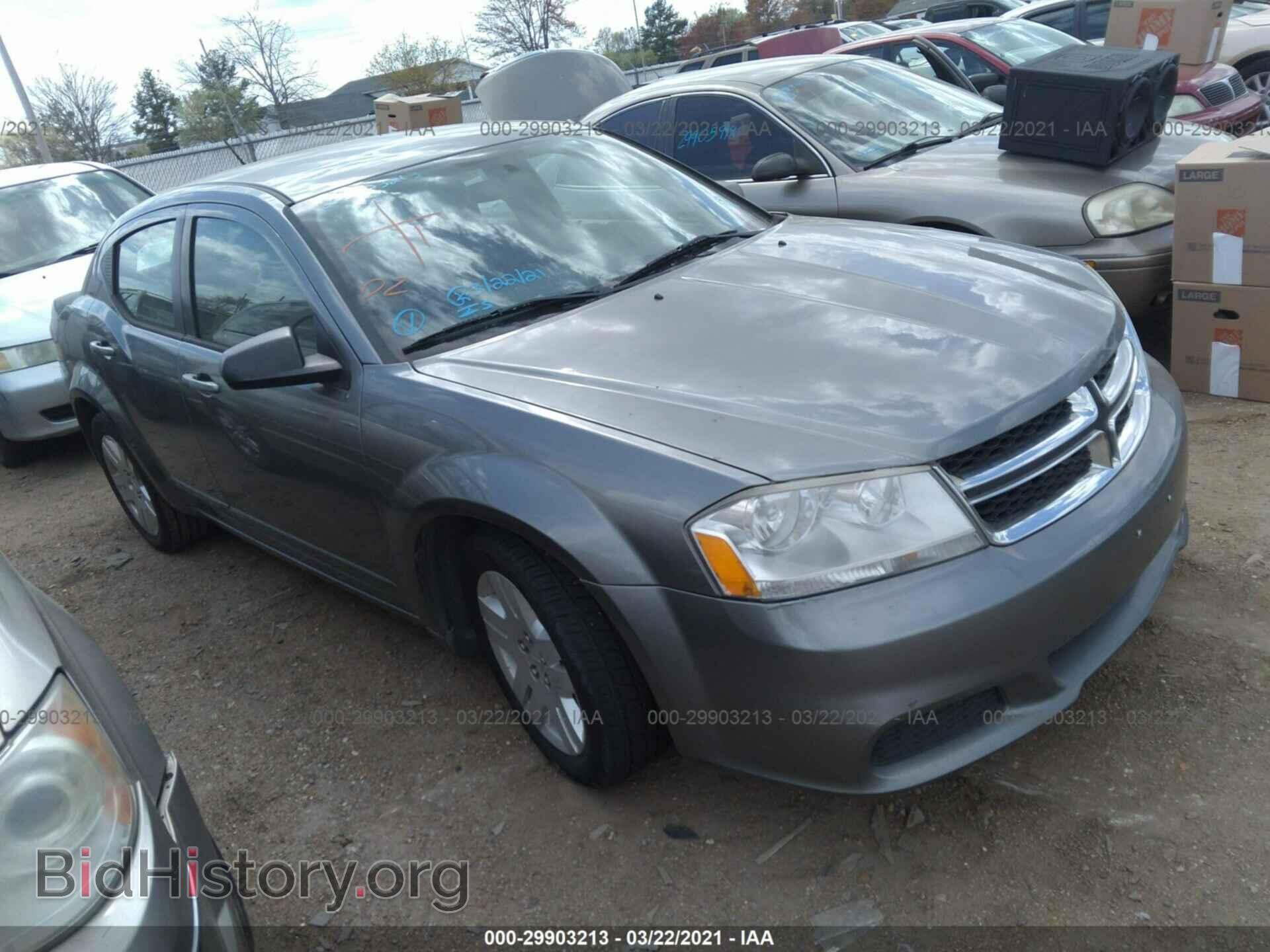 Photo 1C3CDZAB4CN272522 - DODGE AVENGER 2012