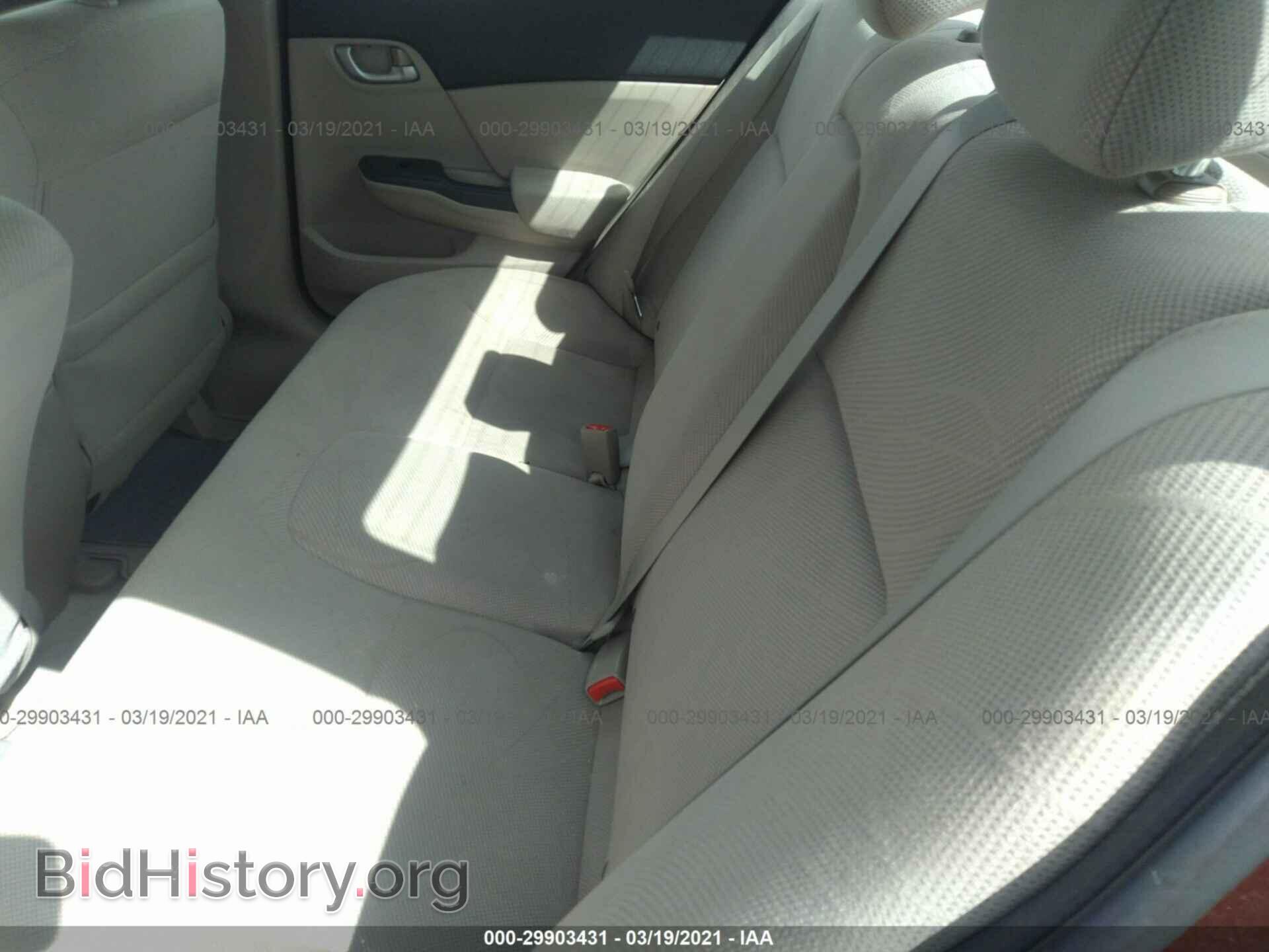 2012 HONDA CIVIC SDN - VIN: 19XFB2F53CE084779 - Фото 8