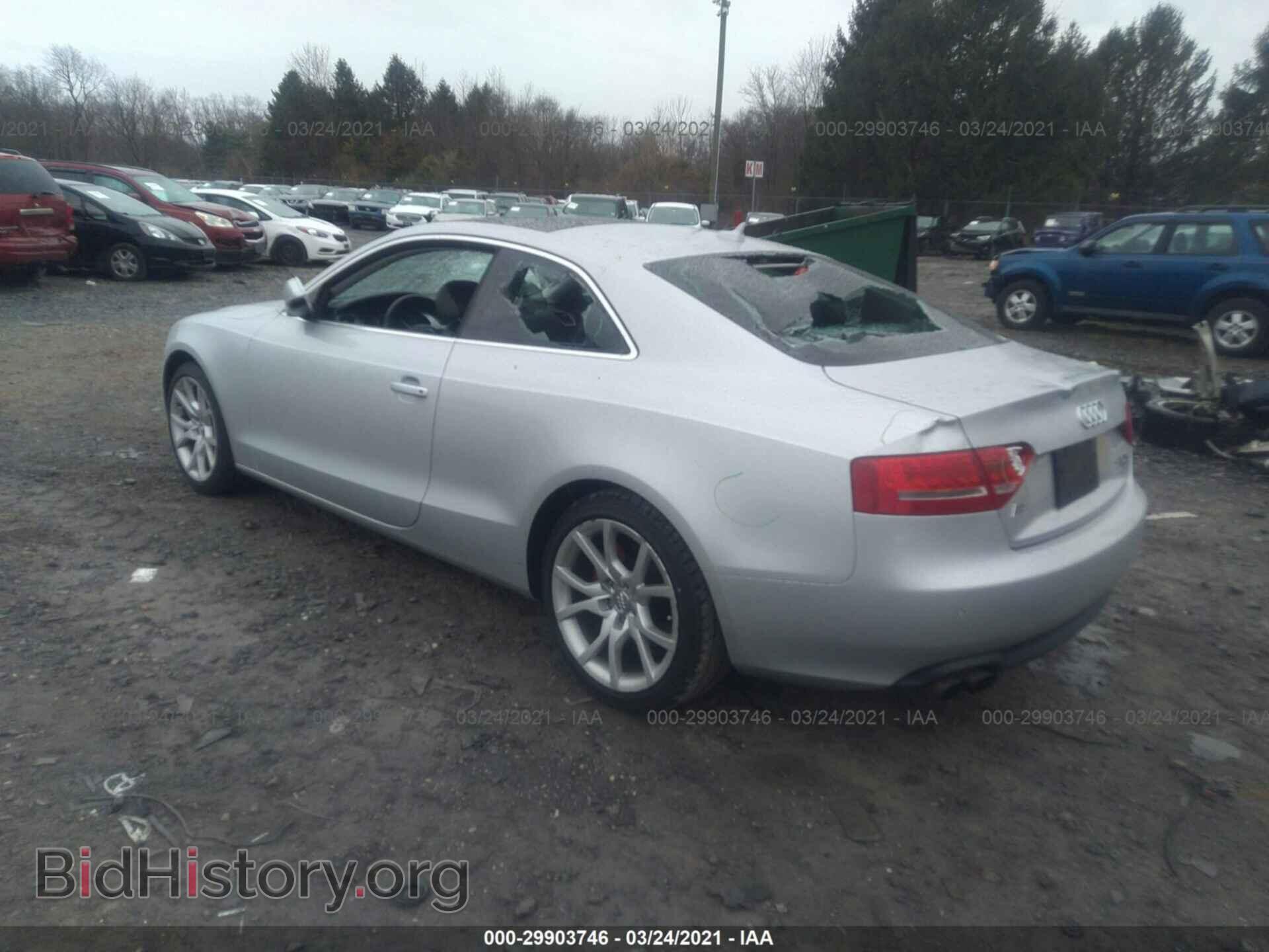 2012 AUDI A5 - VIN: WAULFAFR7CA001536 - Фото 3