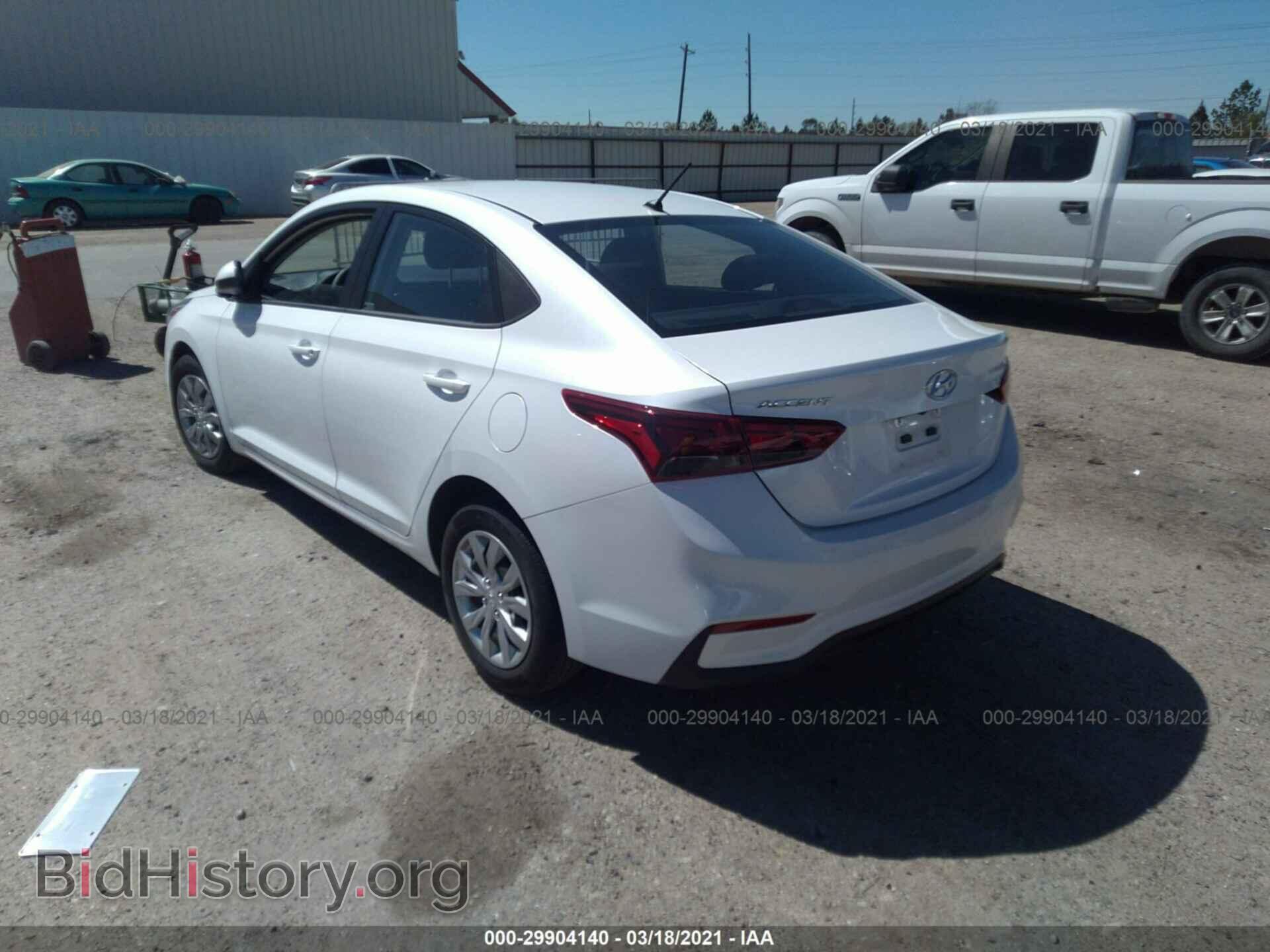 2020 HYUNDAI ACCENT - VIN: 3KPC24A60LE112827 - Фото 3