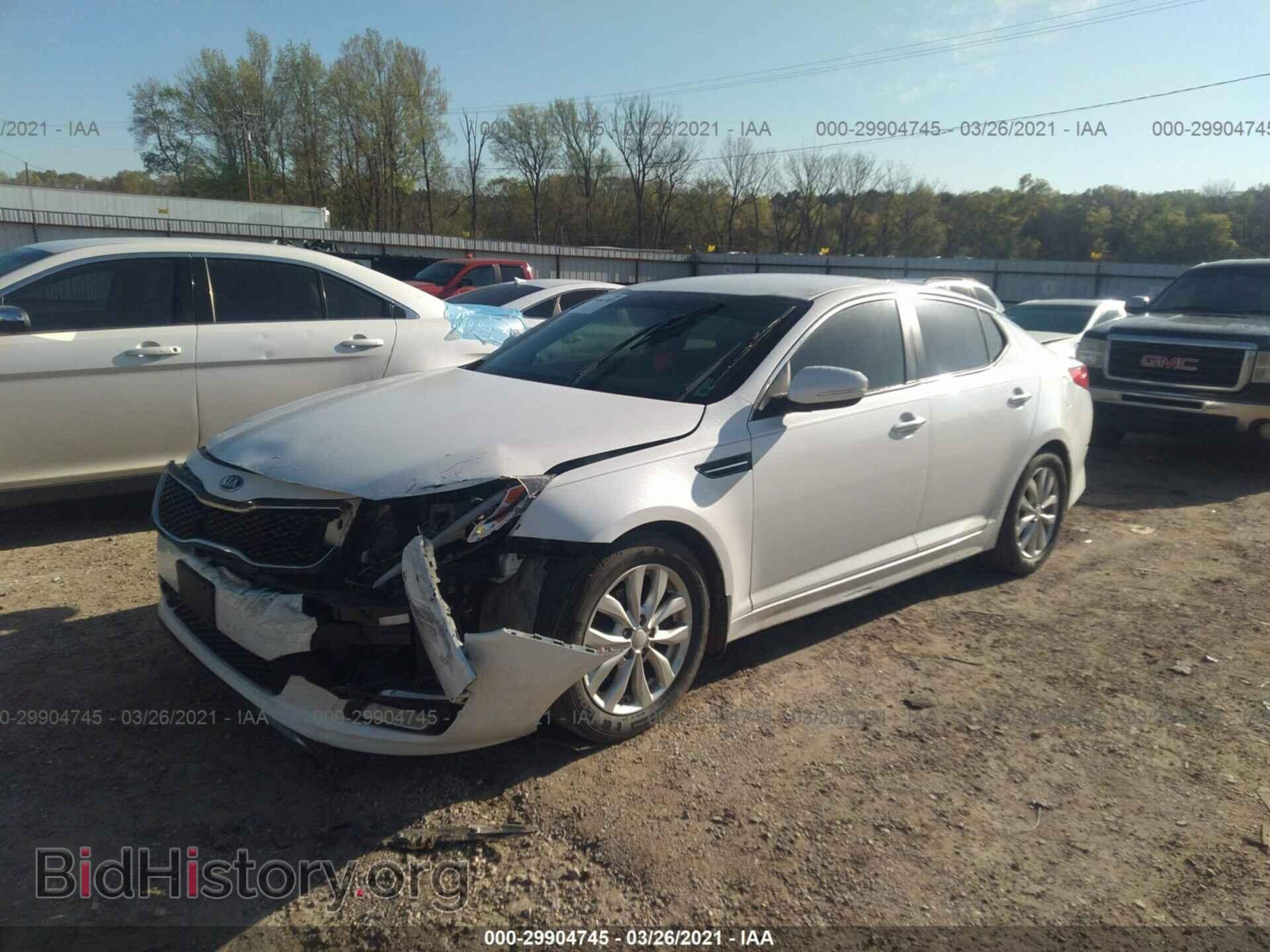2014 KIA OPTIMA - VIN: 5XXGN4A70EG279233 - Фото 2
