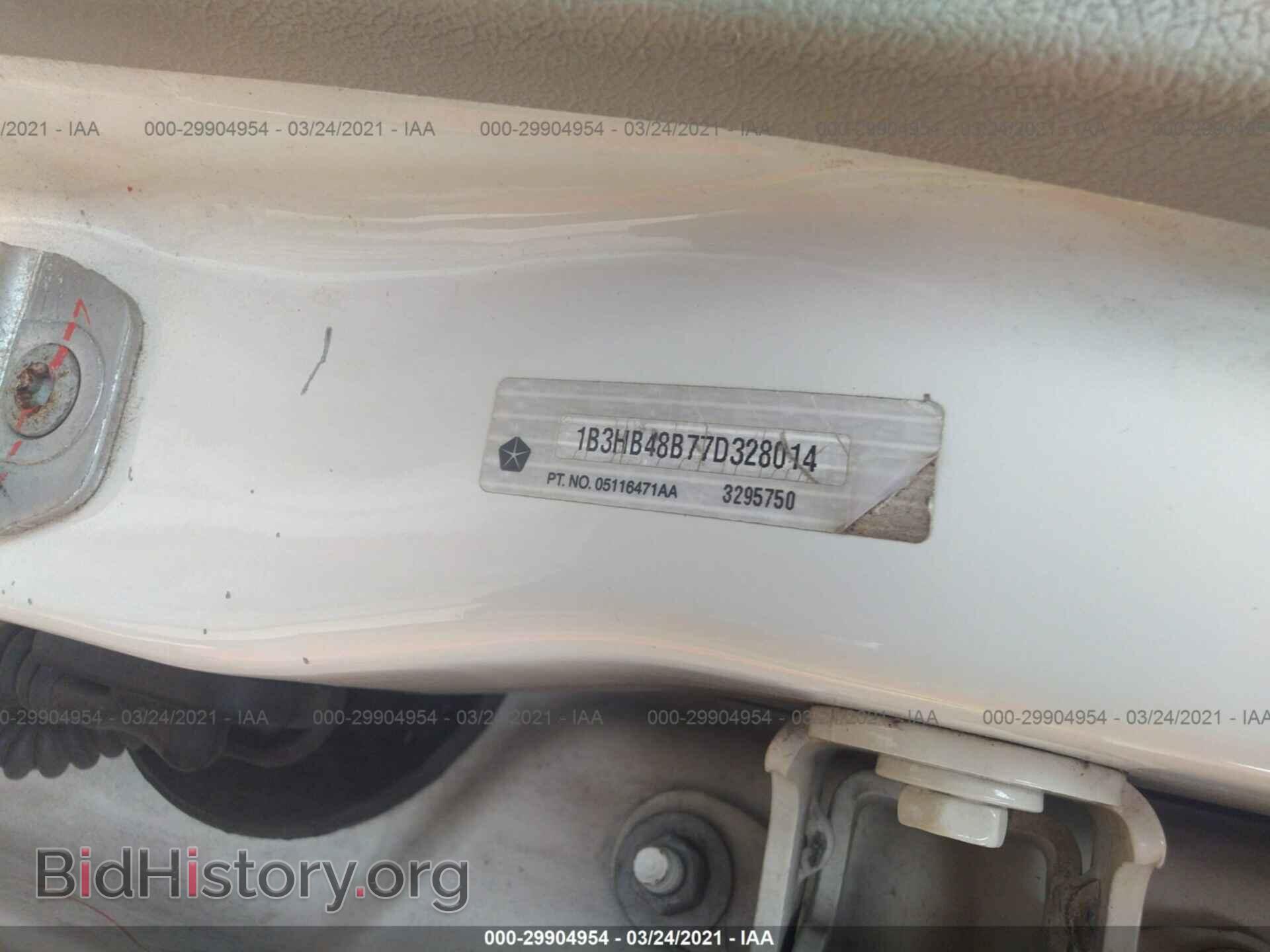 2007 DODGE CALIBER - VIN: 1B3HB48B77D328014 - Фото 9