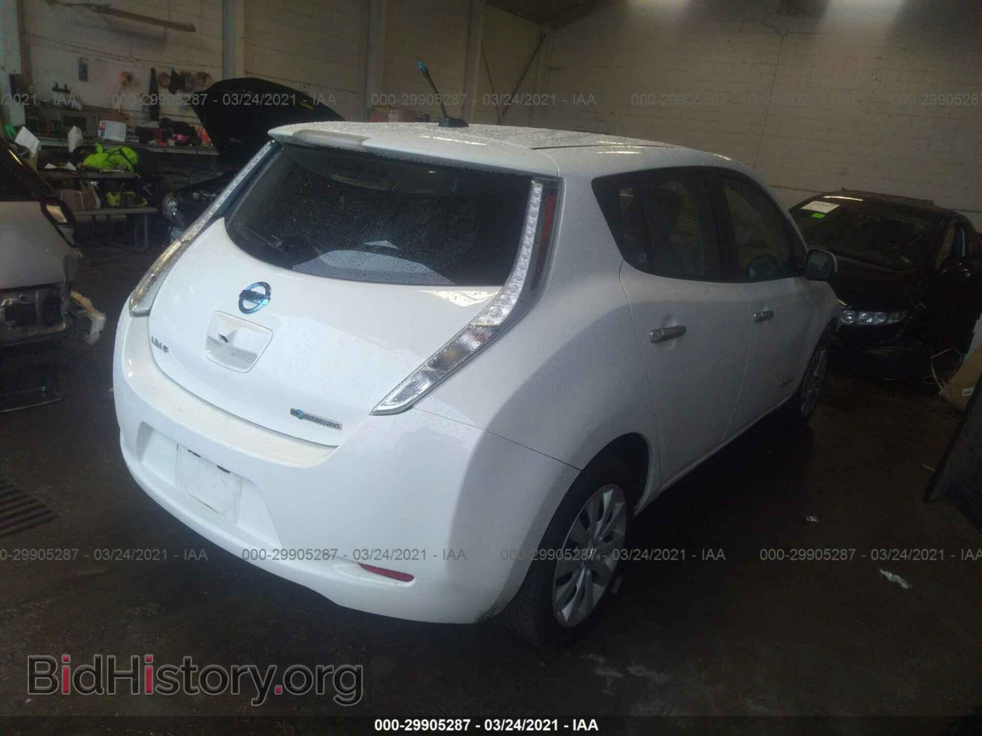 2013 NISSAN LEAF - VIN: 1N4AZ0CP0DC406468 - Фото 4