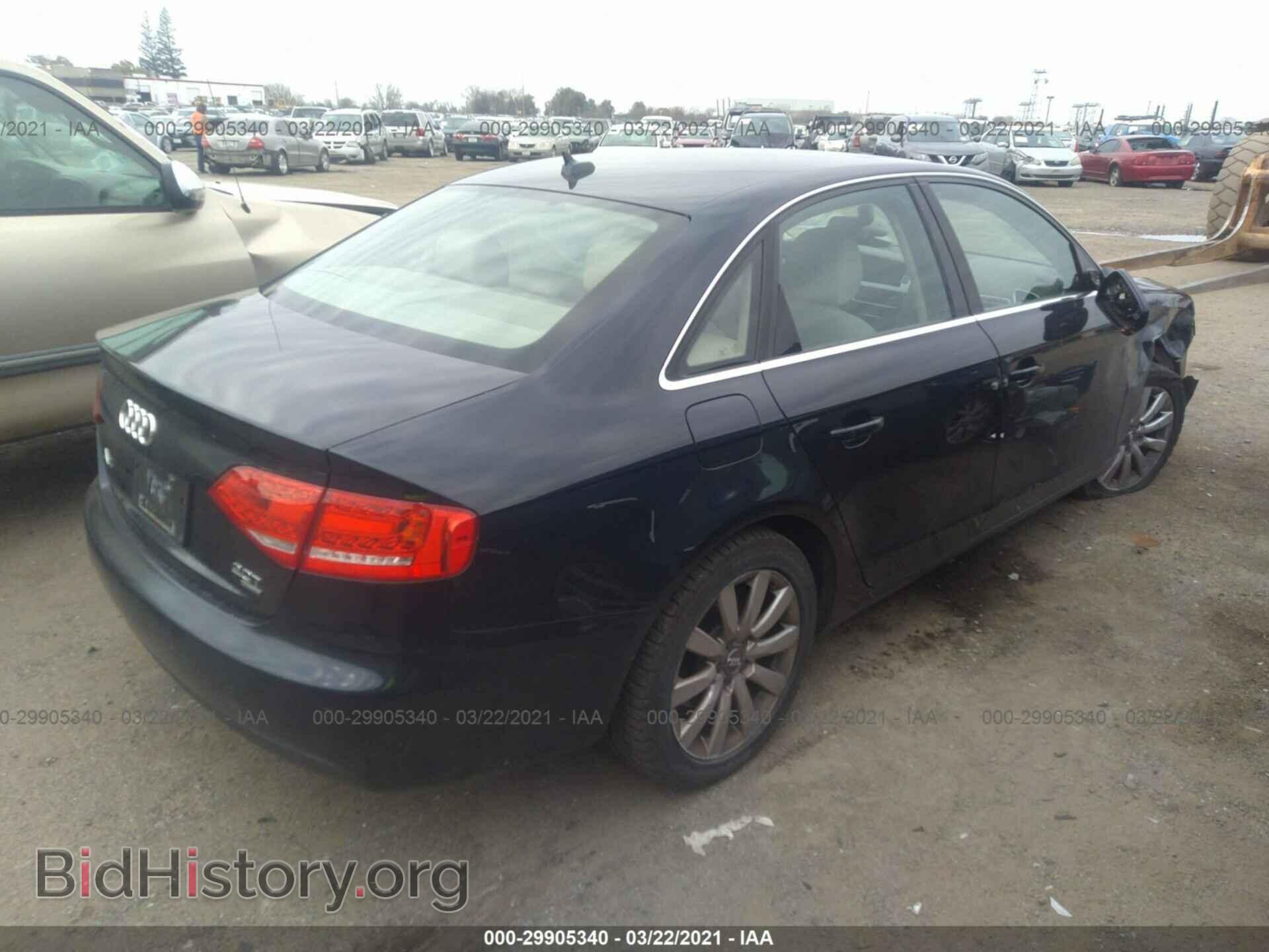 2011 AUDI A4 - VIN: WAUFFAFL2BN044004 - Фото 4