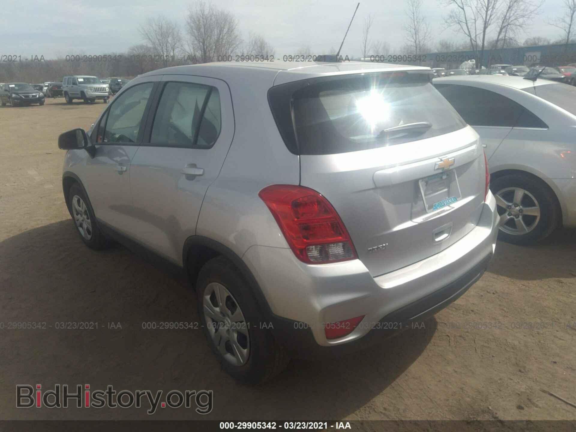 2017 CHEVROLET TRAX - VIN: KL7CJKSB5HB145259 - Фото 3