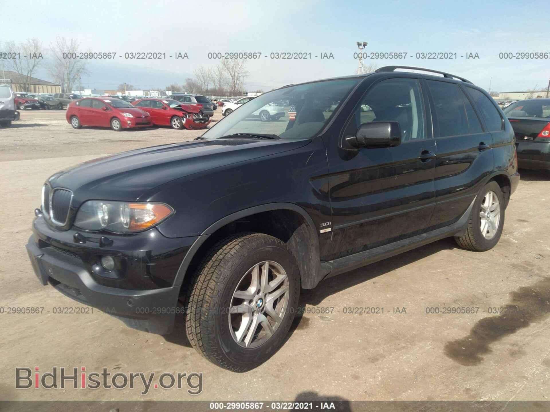 2006 BMW X5 - VIN: 5UXFA13586LY47391 - Фото 2
