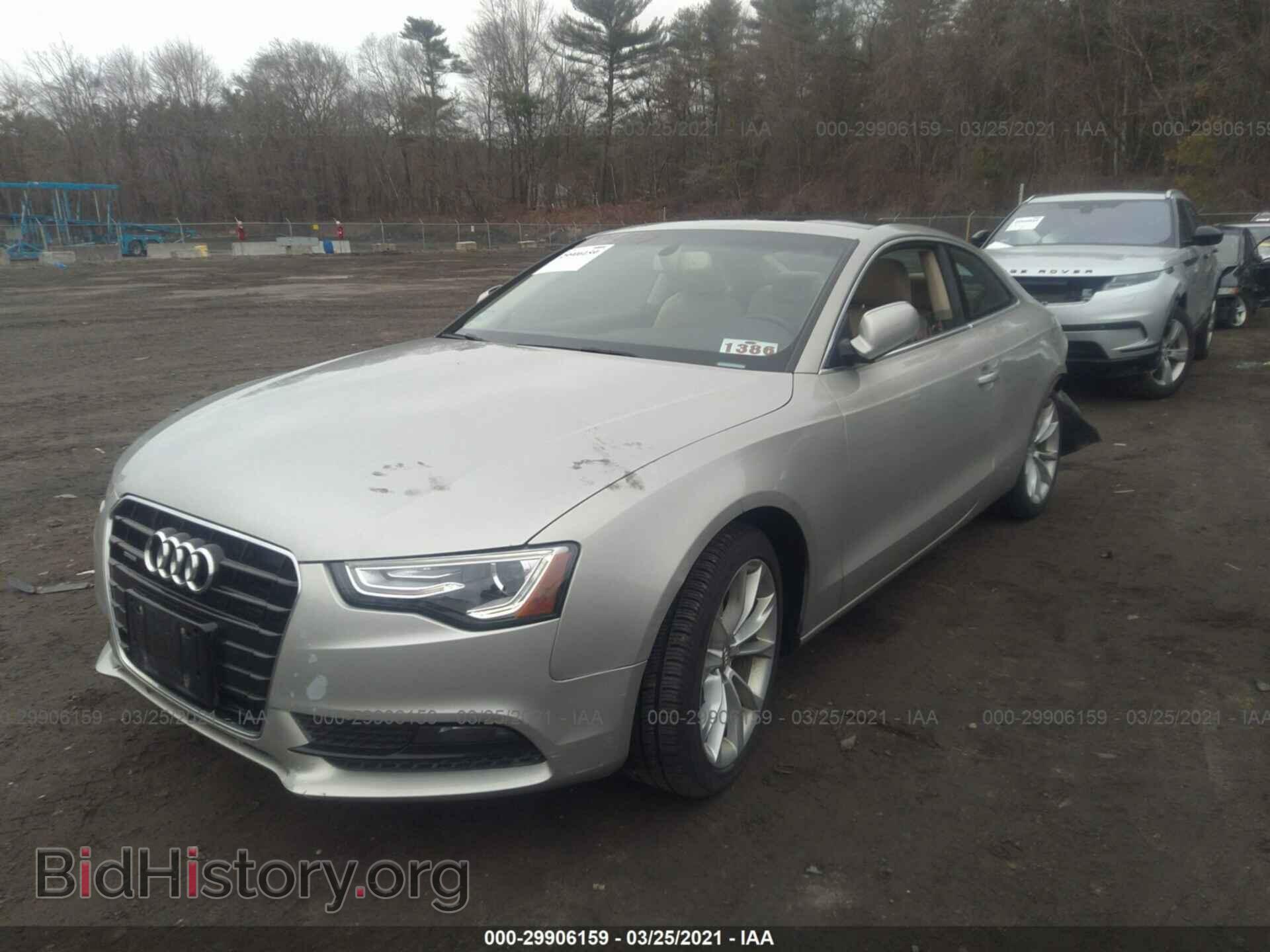 2013 AUDI A5 - VIN: WAULFAFR9DA080189 - Photo 2