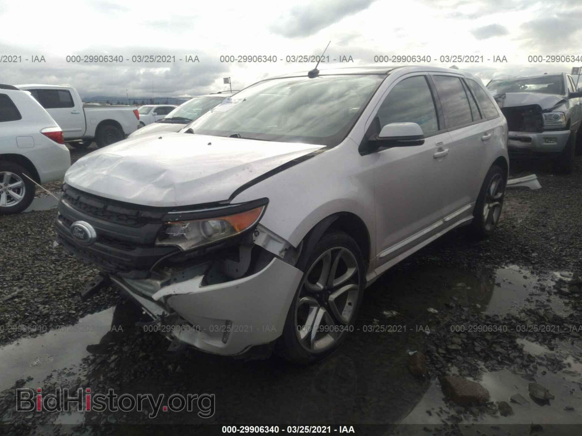 2014 FORD EDGE - VIN: 2FMDK4AK3EBA92192 - Фото 2