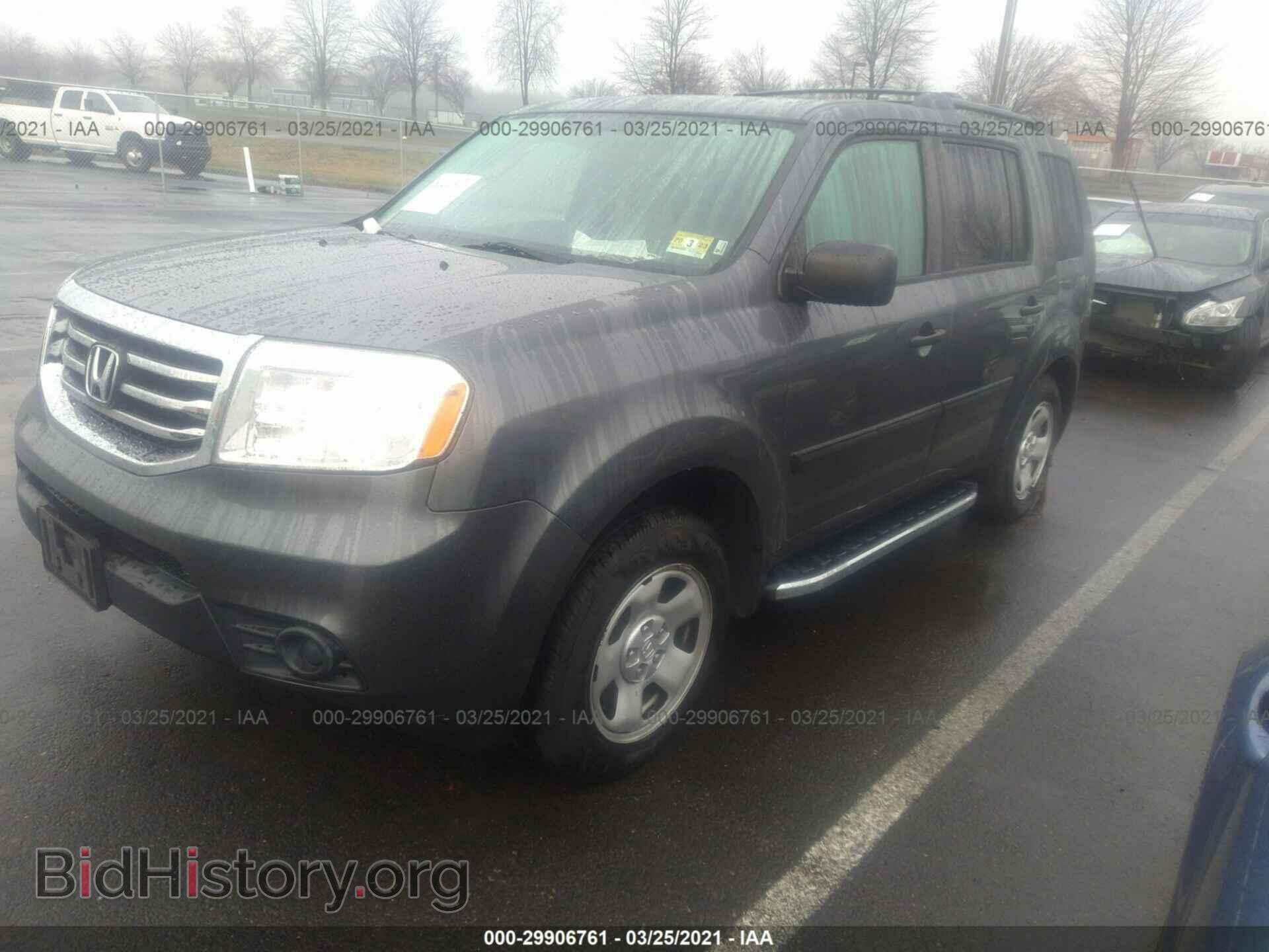2013 HONDA PILOT - VIN: 5FNYF4H21DB014351 - Фото 2
