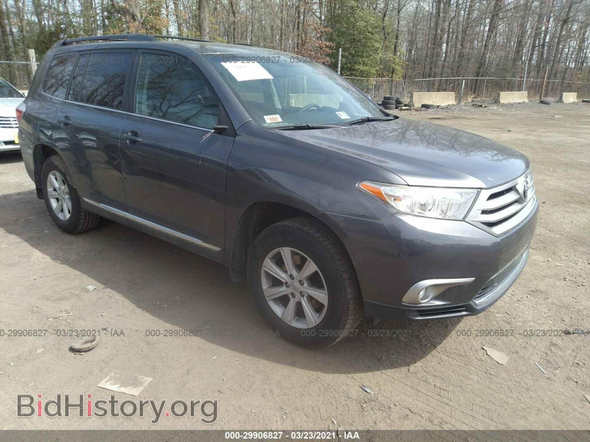 Фотография 5TDZK3EH8DS130564 - TOYOTA HIGHLANDER 2013
