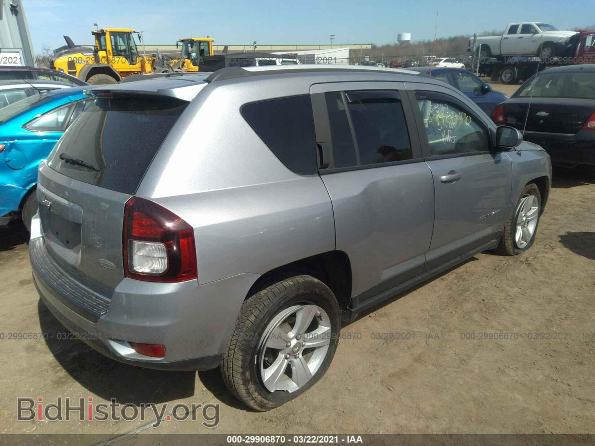 2016 JEEP COMPASS - VIN: 1C4NJDEB8GD759728 - Фото 4
