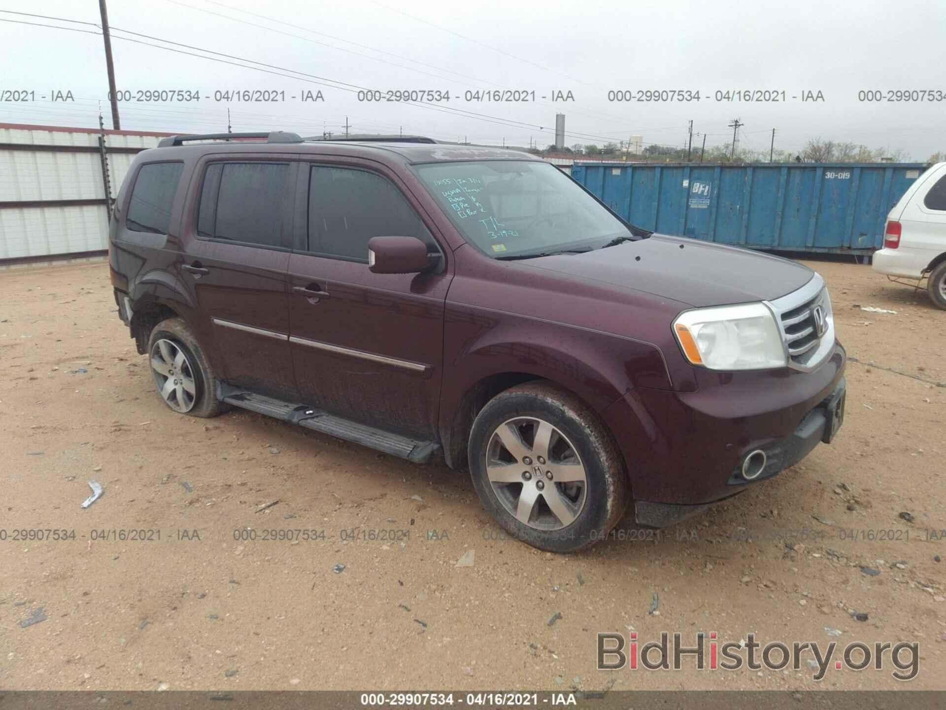 Фотография 5FNYF3H96DB034358 - HONDA PILOT 2013