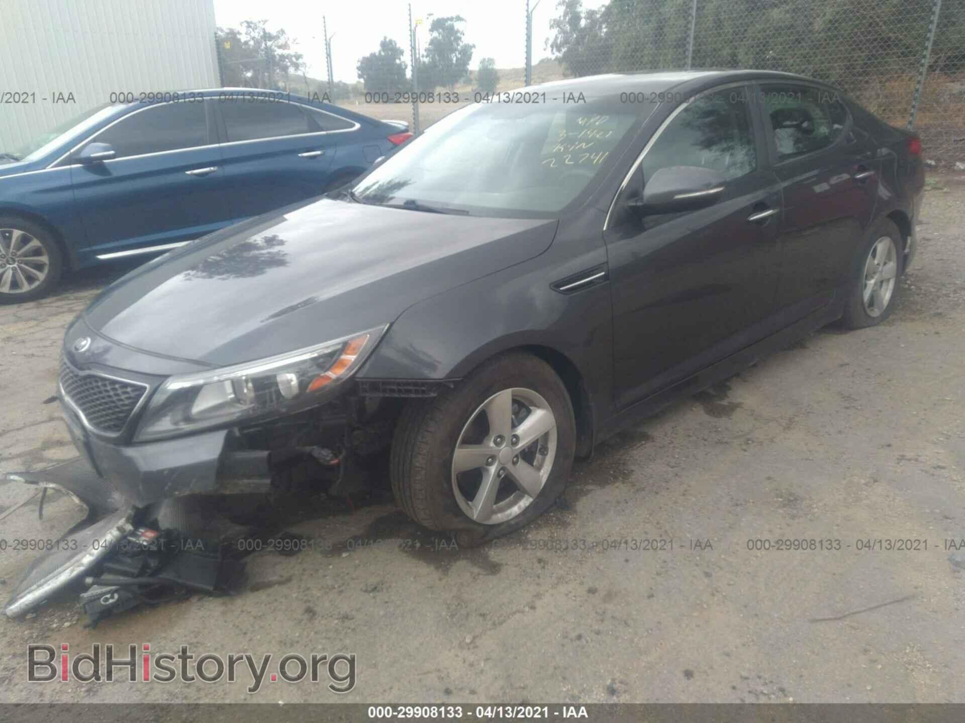2015 KIA OPTIMA - VIN: KNAGM4A77F5640138 - Фото 2