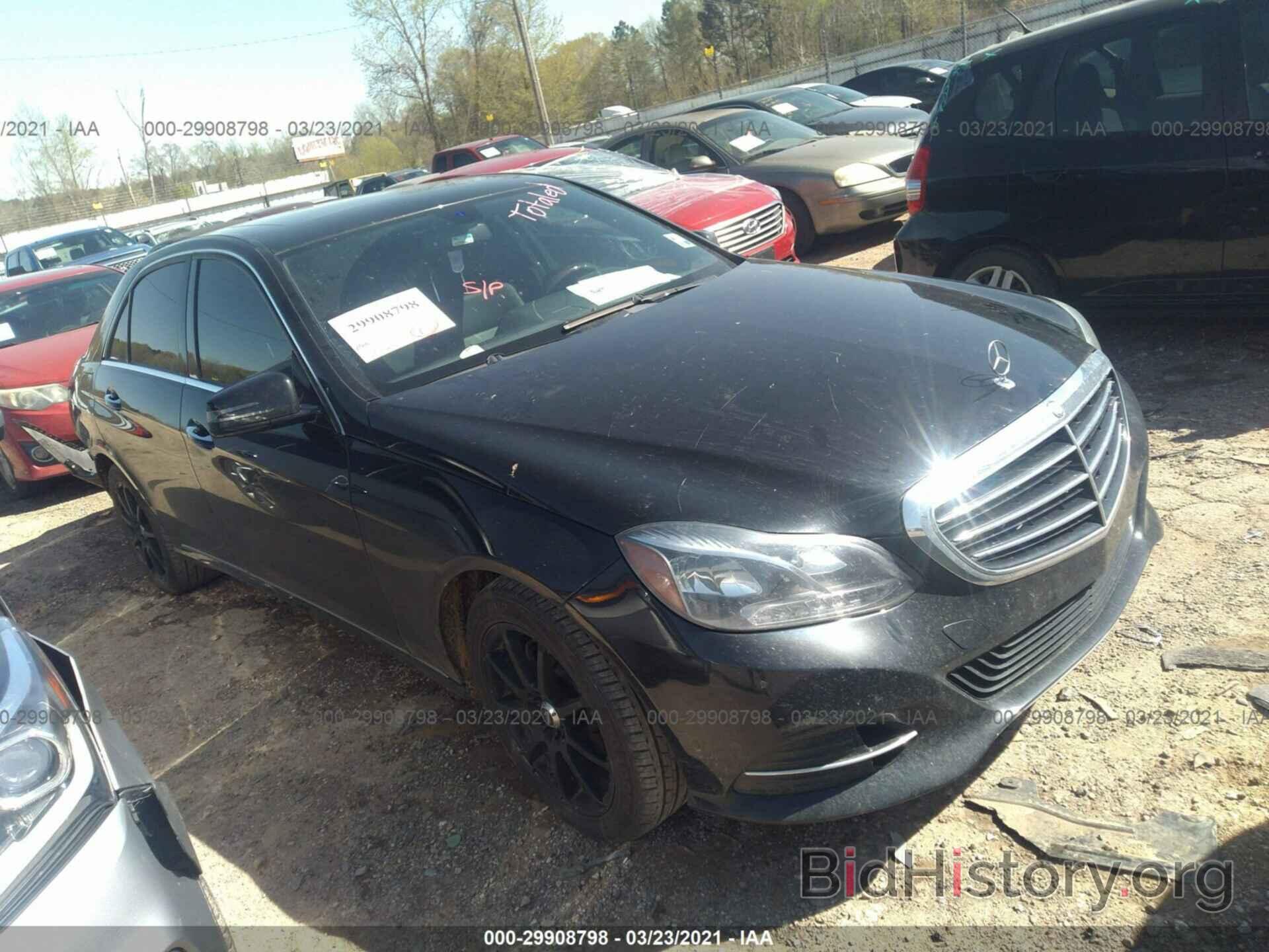 Photo WDDHF8JB3EA928263 - MERCEDES-BENZ E-CLASS 2014