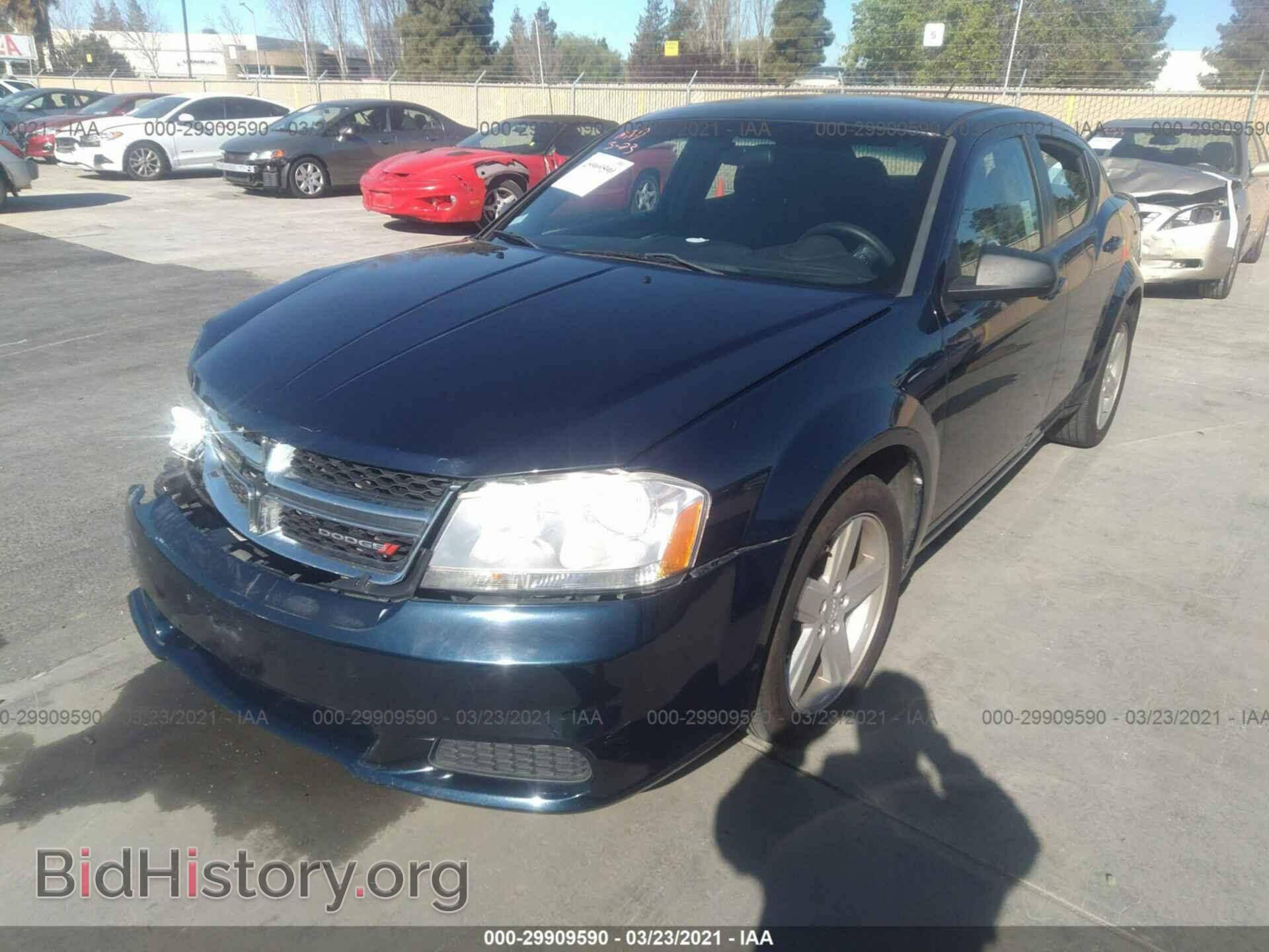 2013 DODGE AVENGER - VIN: 1C3CDZAB2DN644649 - Фото 2