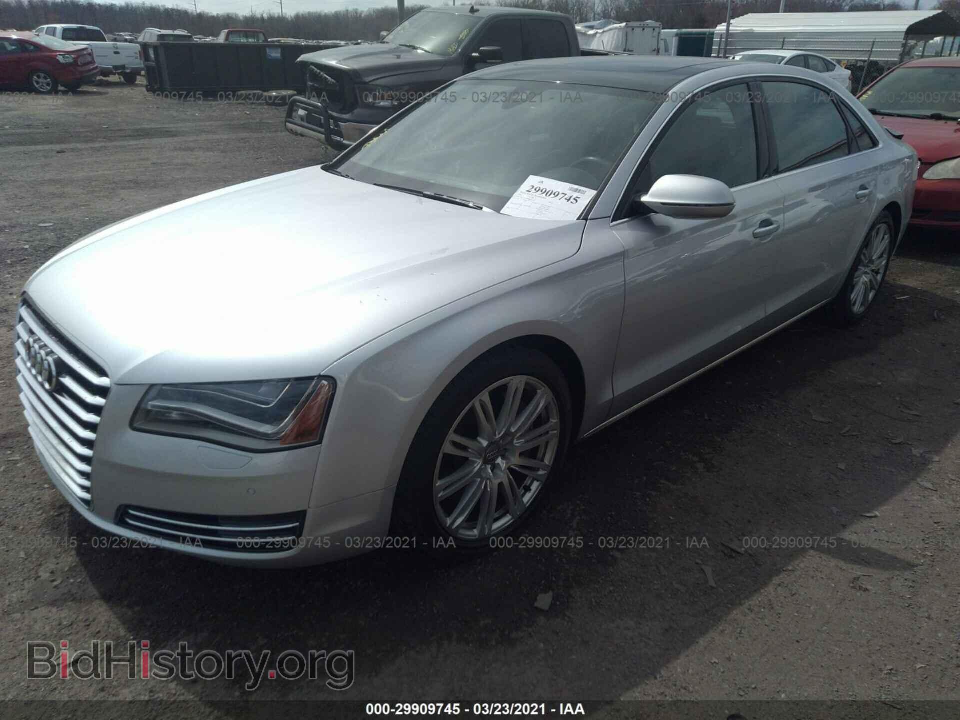 2013 AUDI A8 L - VIN: WAUR2AFD4DN015141 - Фото 2