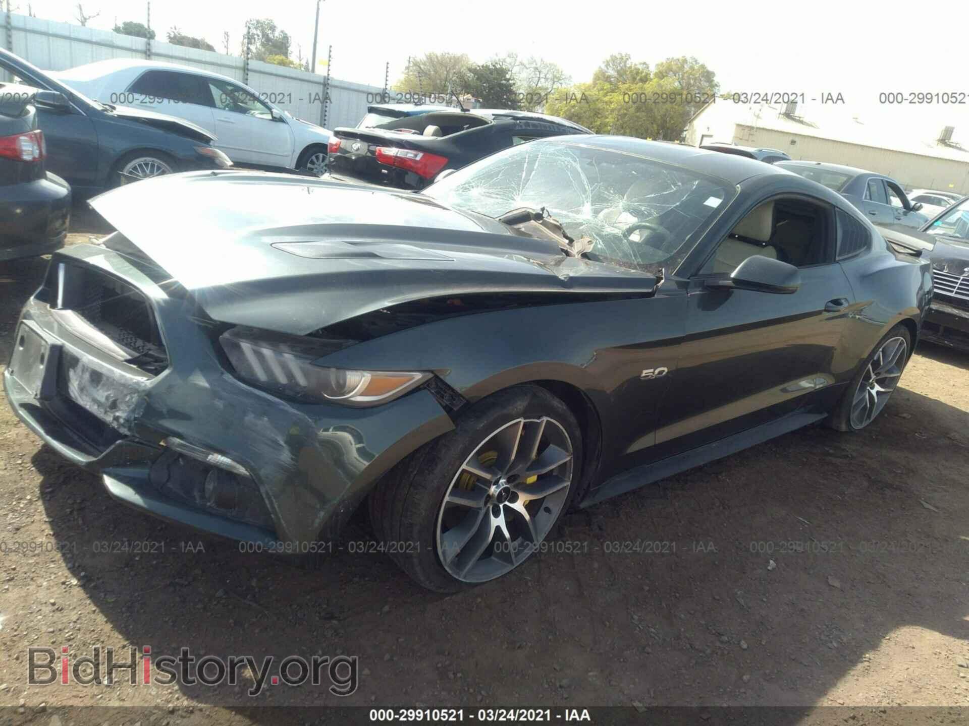 2015 FORD MUSTANG - VIN: 1FA6P8CF5F5301529 - Фото 2