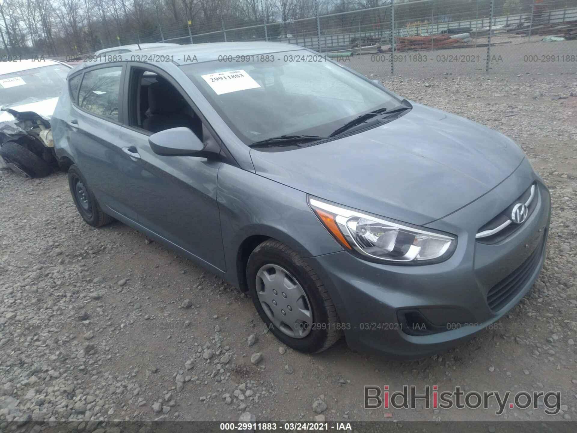 Photo KMHCT5AE4HU359203 - HYUNDAI ACCENT 2017