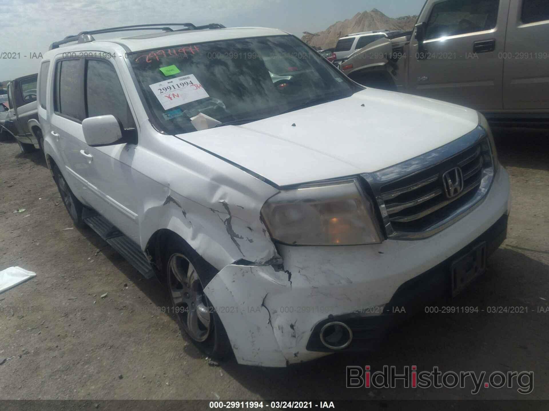 Photo 5FNYF3H7XCB022596 - HONDA PILOT 2012