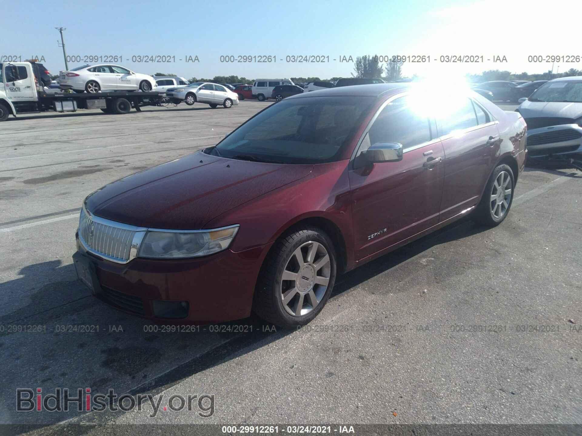 2006 LINCOLN ZEPHYR - VIN: 3LNHM26176R658437 - Фото 2