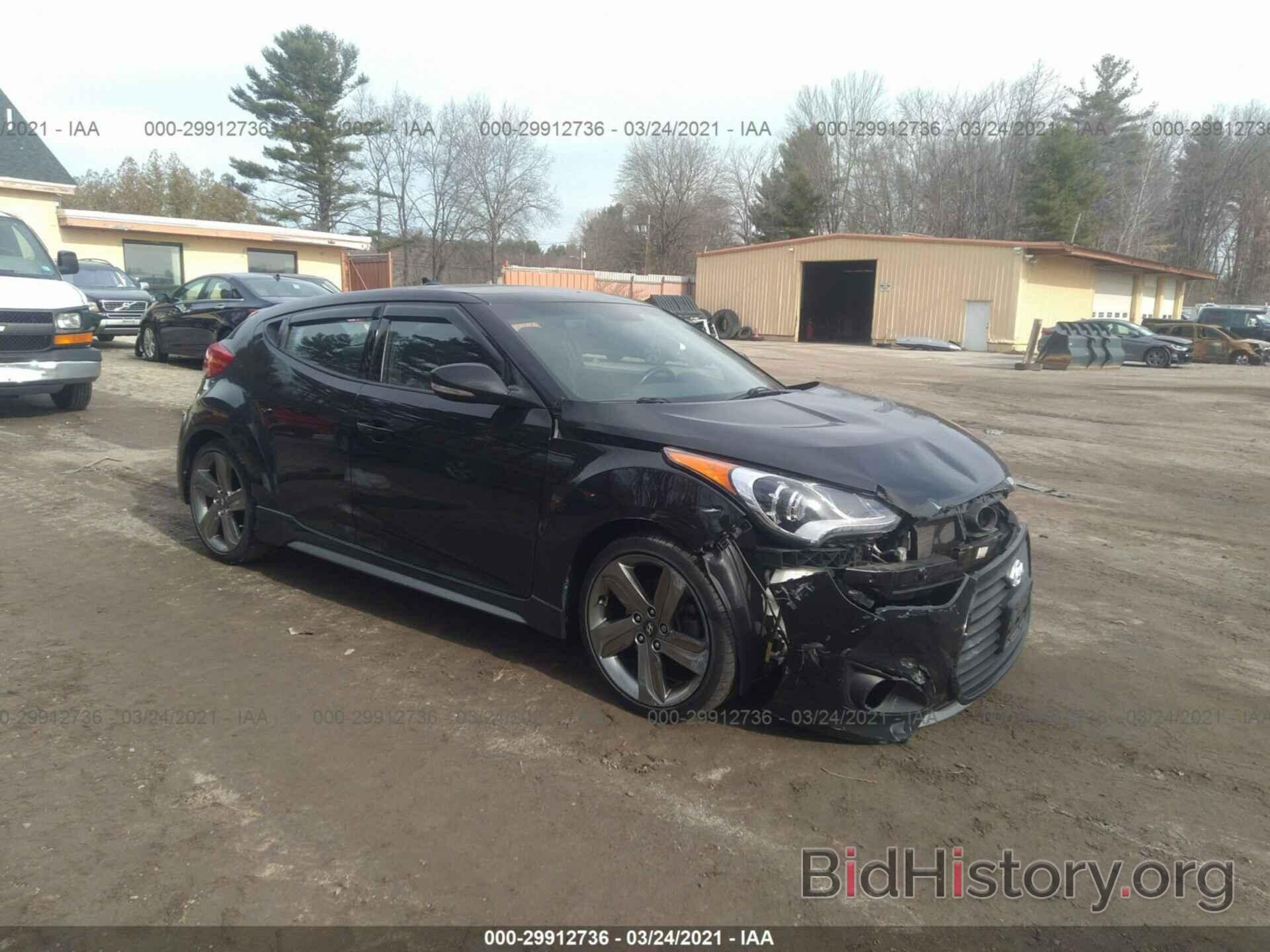 Photo KMHTC6AE3EU205129 - HYUNDAI VELOSTER 2014