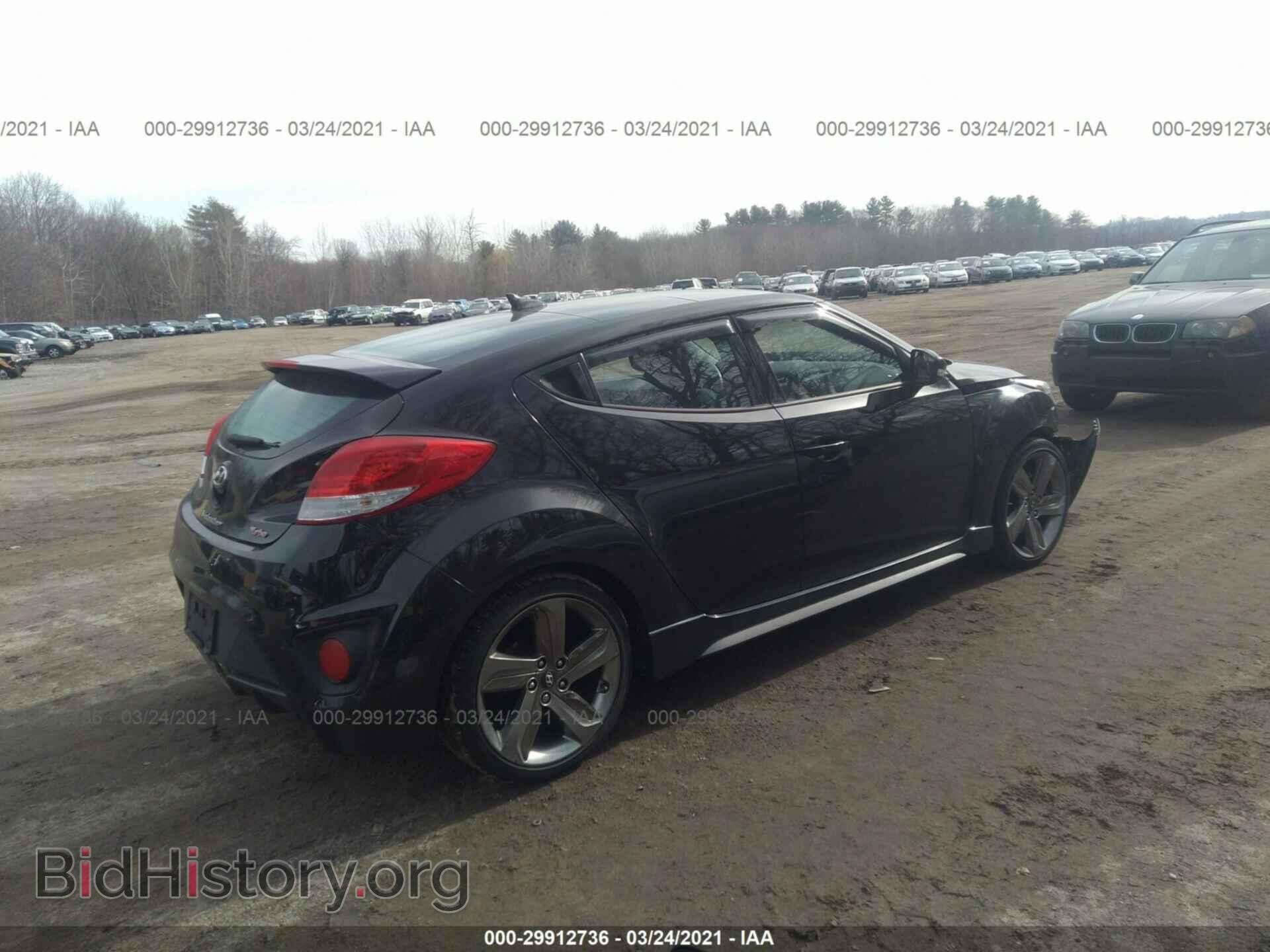 2014 HYUNDAI VELOSTER - VIN: KMHTC6AE3EU205129 - Фото 4