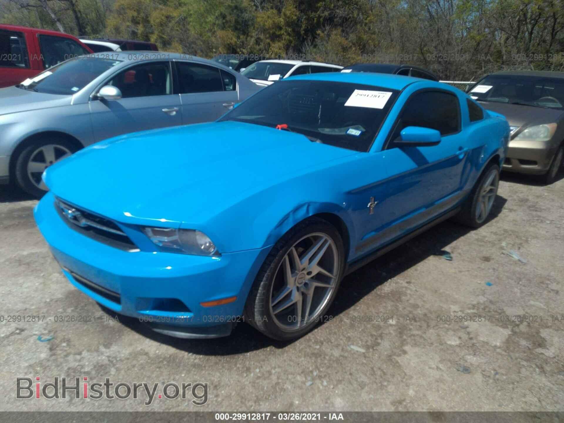 2012 FORD MUSTANG - VIN: 1ZVBP8AMXC5237541 - Фото 2