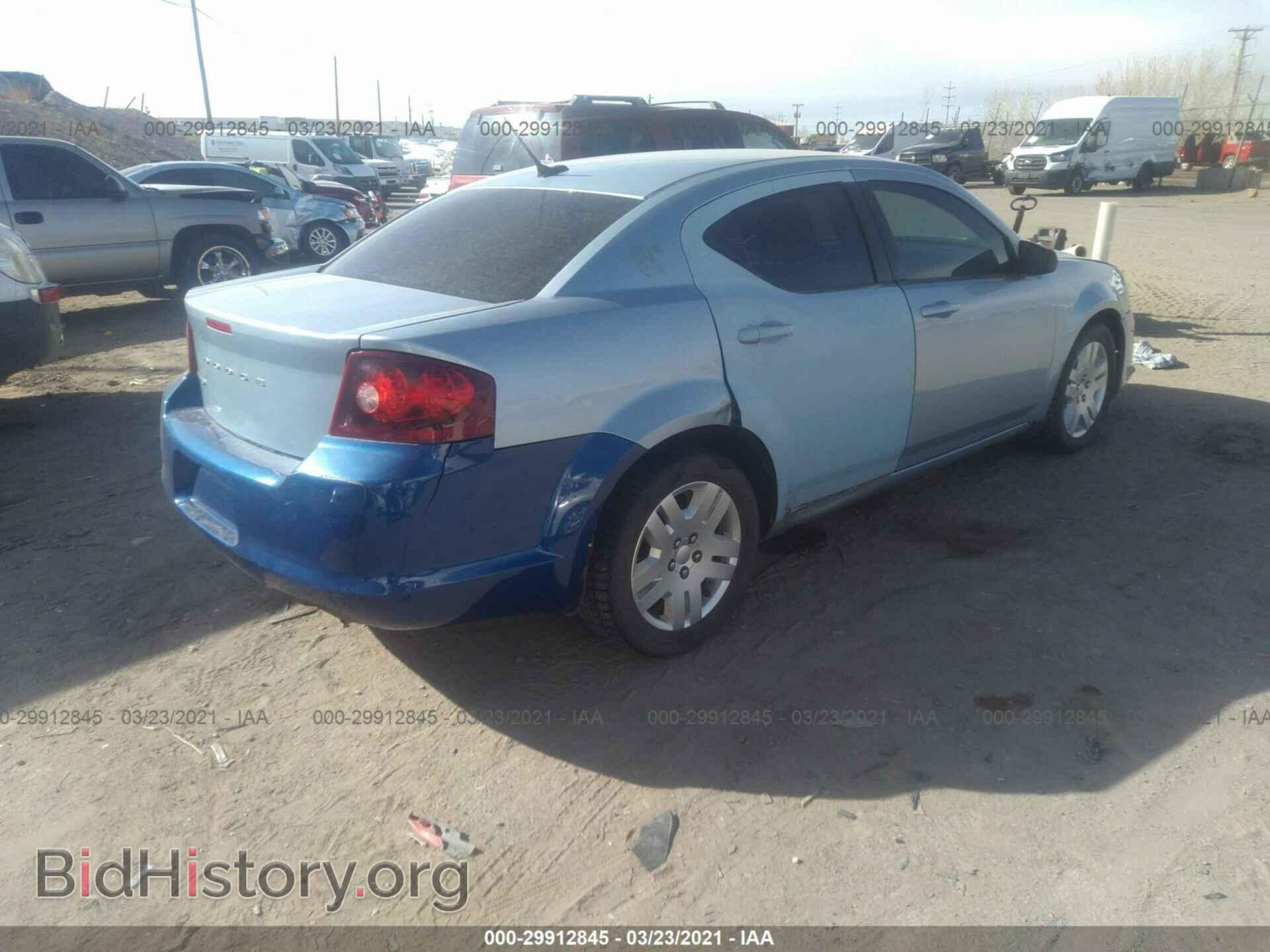 2013 DODGE AVENGER - VIN: 1C3CDZAB7DN753043 - Фото 4