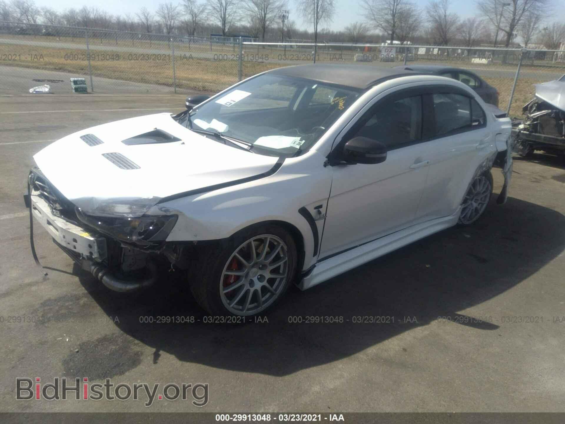 2015 MITSUBISHI LANCER EVOLUTION - VIN: JA32W8FVXFU017459 - Фото 2