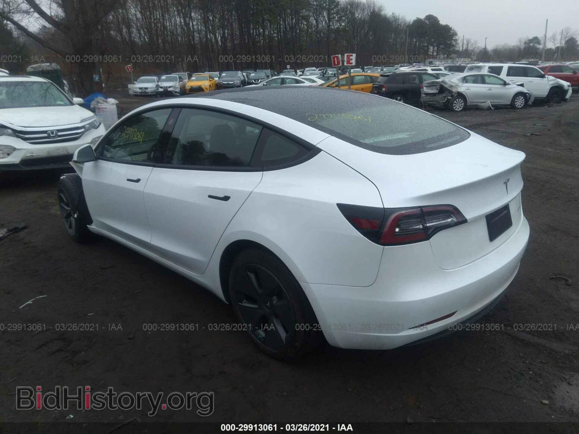 2021 TESLA MODEL 3 - VIN: 5YJ3E1EB8MF855485 - Фото 3