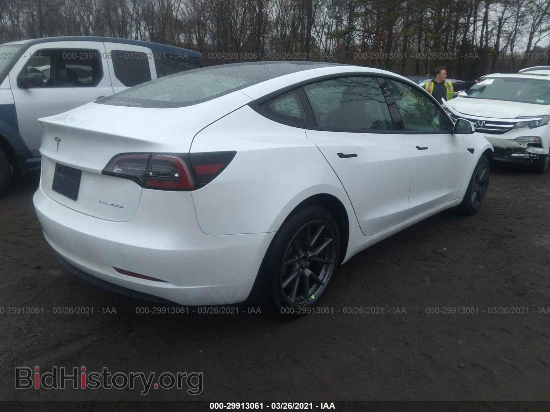 2021 TESLA MODEL 3 - VIN: 5YJ3E1EB8MF855485 - Фото 4