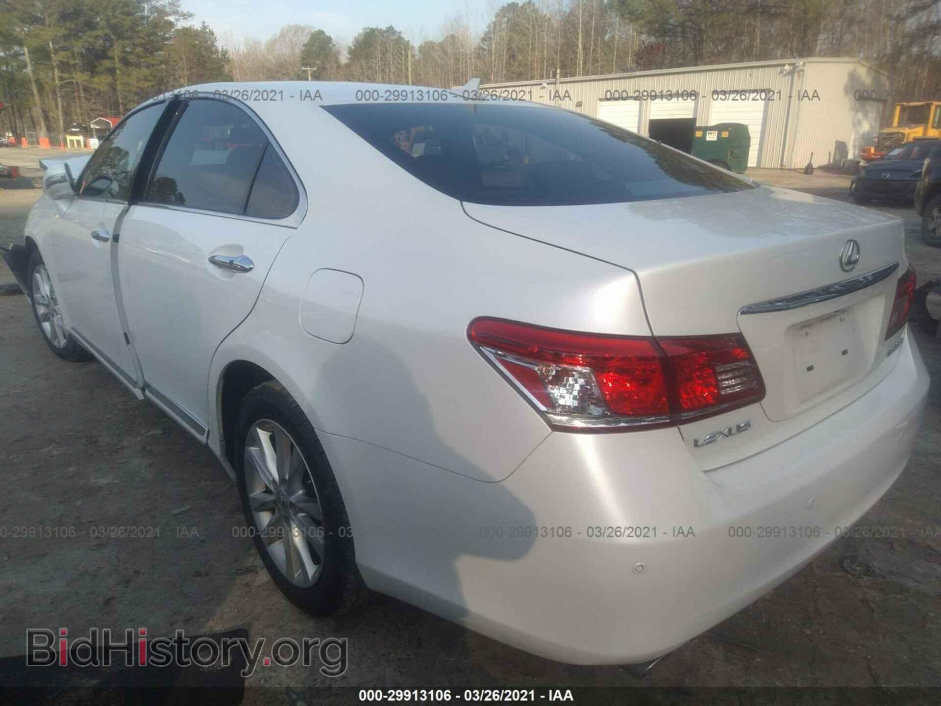 2010 LEXUS ES 350 - VIN: JTHBK1EG9A2391491 - Фото 3