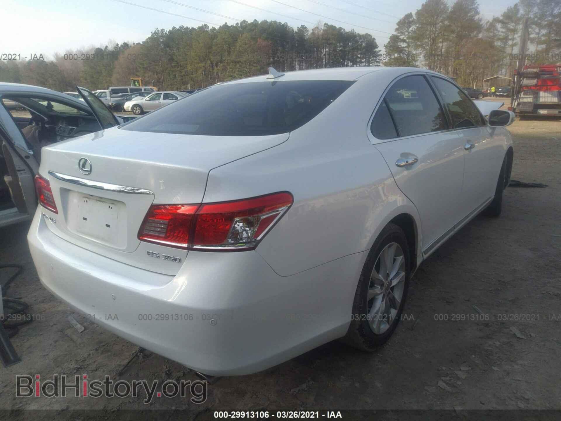 2010 LEXUS ES 350 - VIN: JTHBK1EG9A2391491 - Фото 4