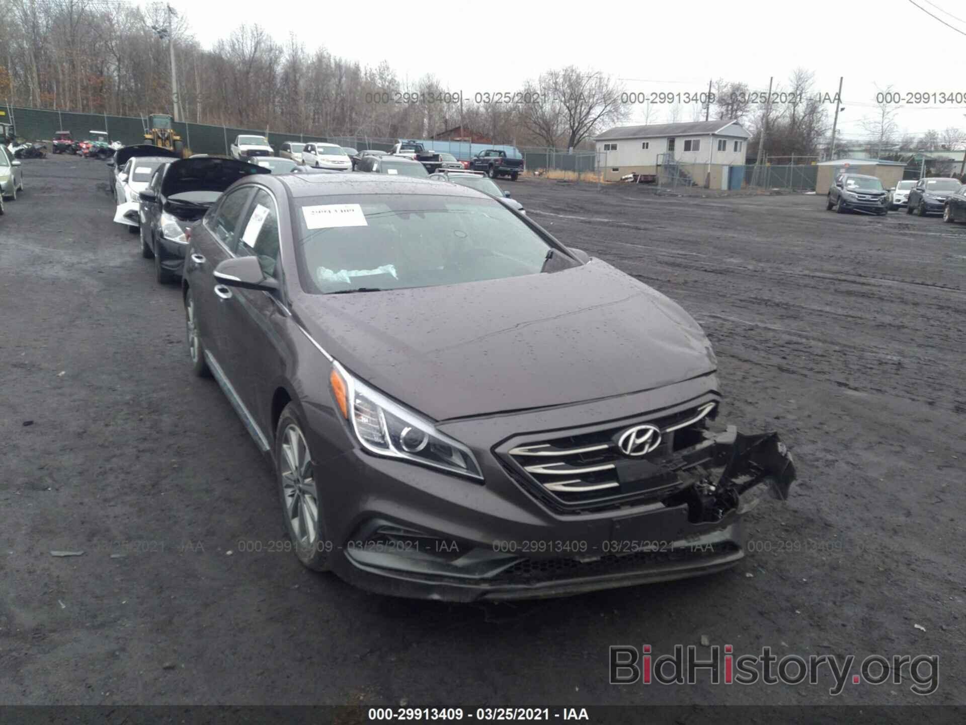 Photo 5NPE34AFXHH580573 - HYUNDAI SONATA 2017