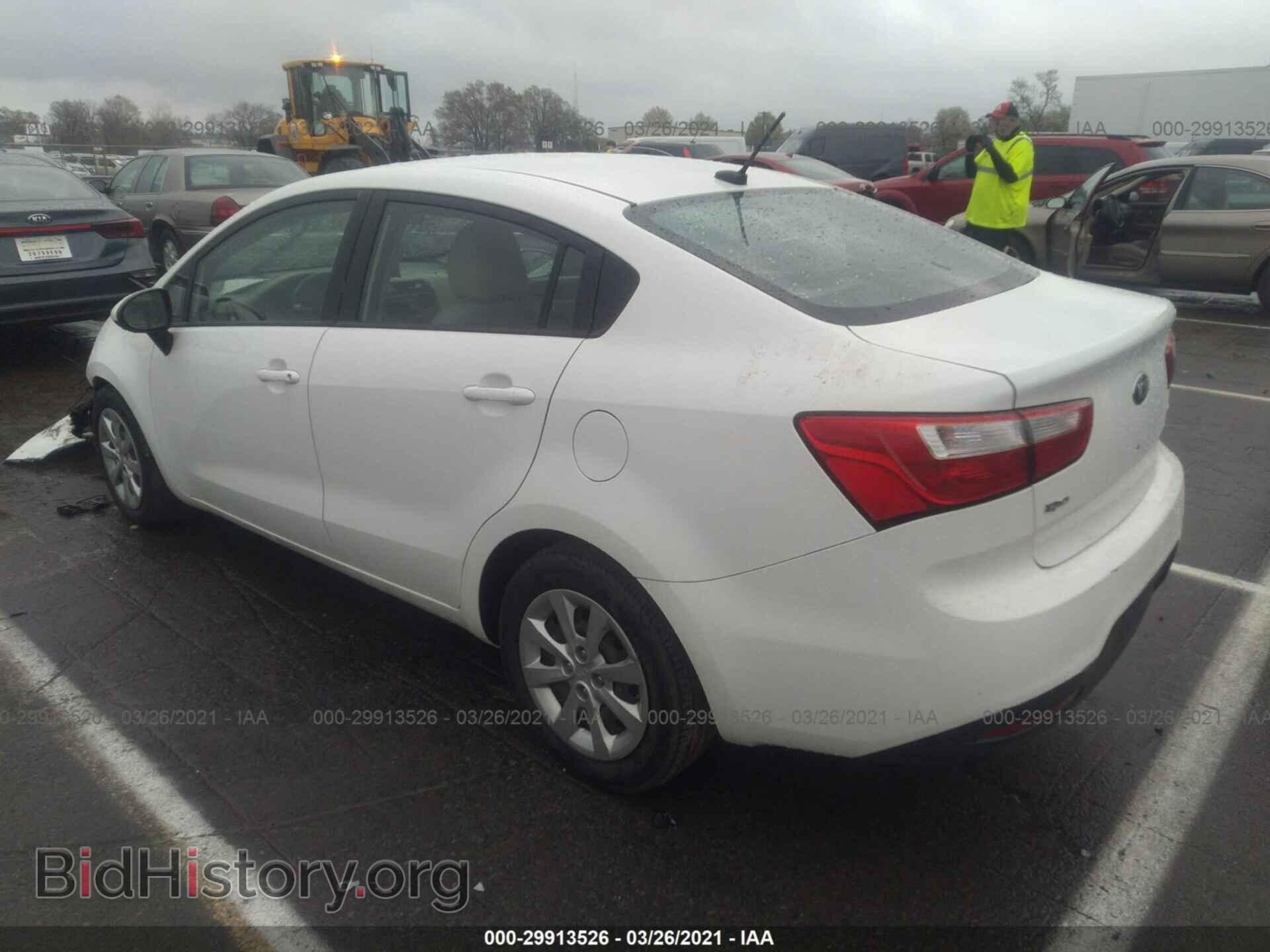 2013 KIA RIO - VIN: KNADM4A39D6292785 - Фото 3