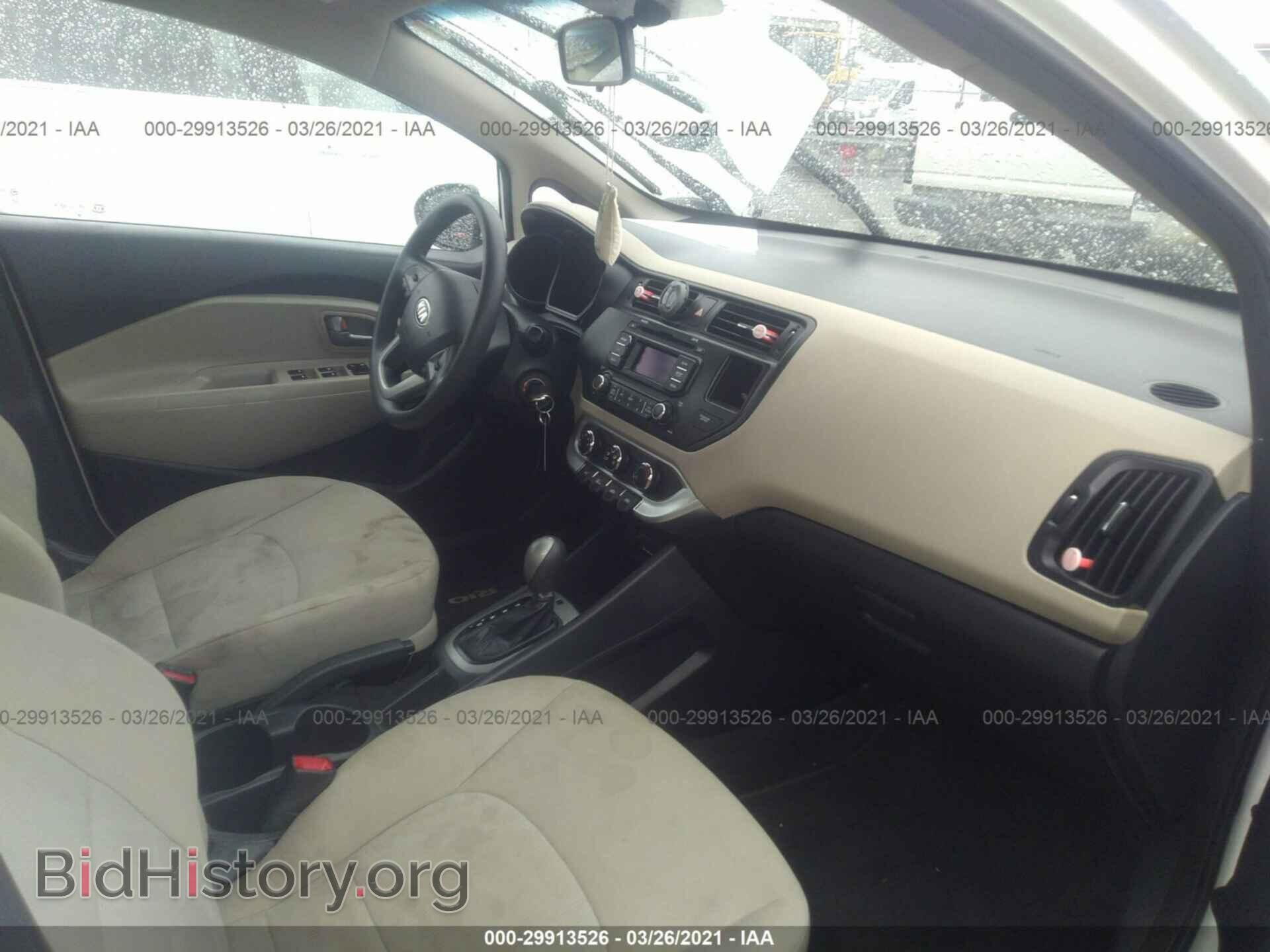 2013 KIA RIO - VIN: KNADM4A39D6292785 - Фото 5