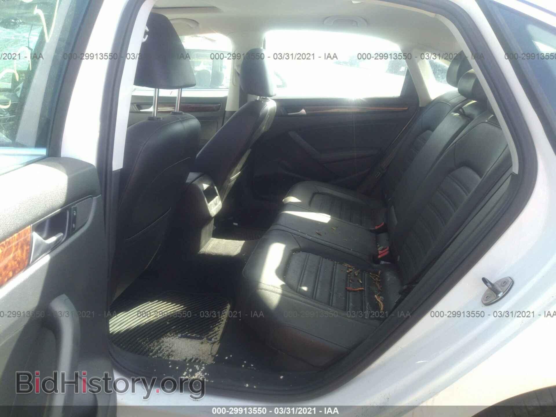 2012 VOLKSWAGEN PASSAT - VIN: 1VWCH7A32CC026302 - Фото 8