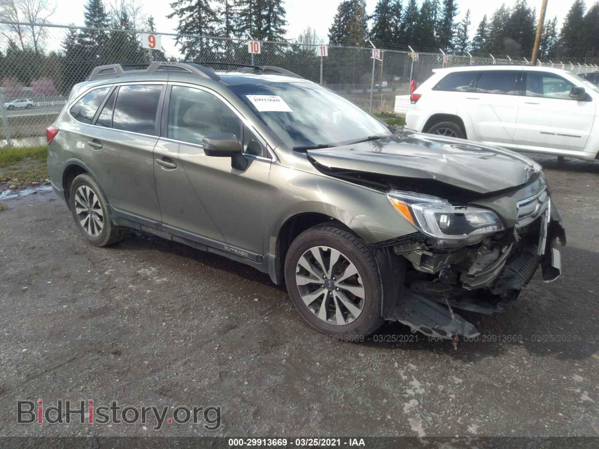 Photo 4S4BSENC0F3309621 - SUBARU OUTBACK 2015