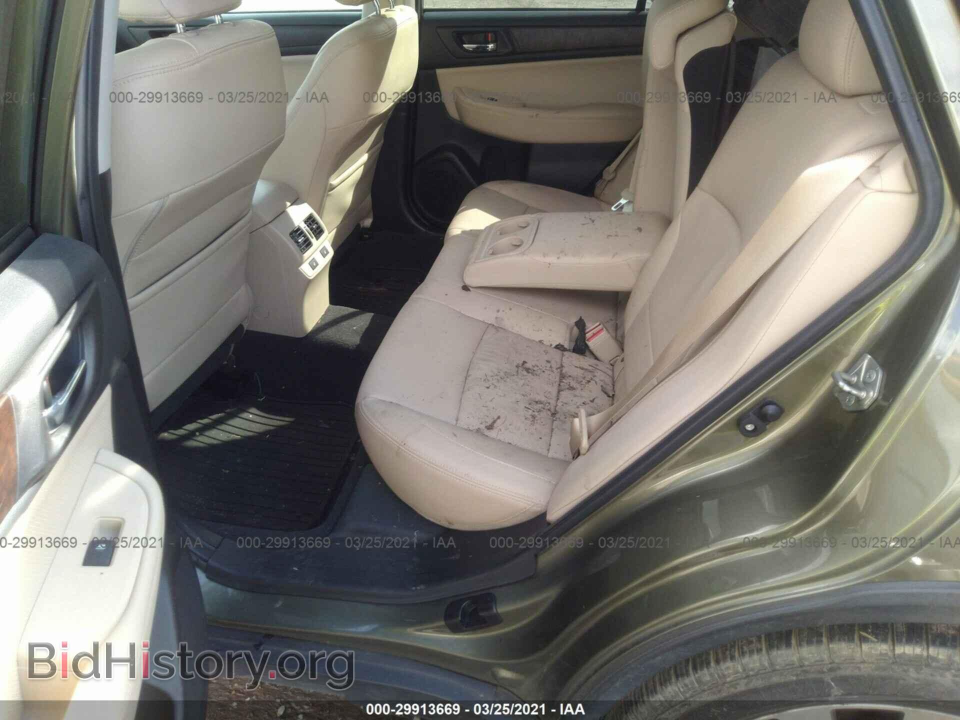 2015 SUBARU OUTBACK - VIN: 4S4BSENC0F3309621 - Фото 8