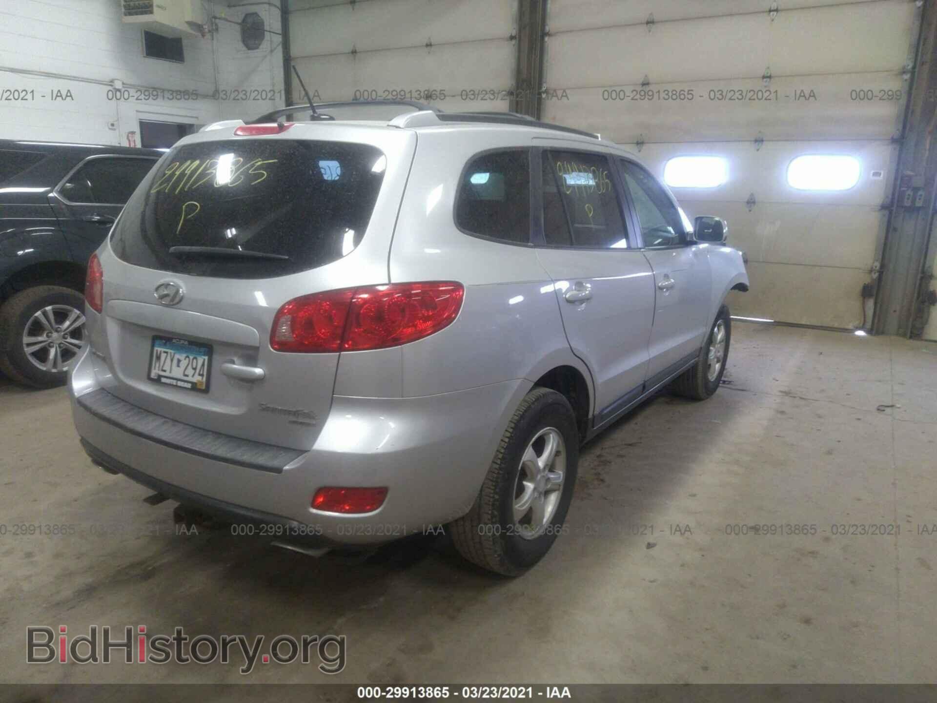 2007 HYUNDAI SANTA FE - VIN: 5NMSG73D57H078179 - Фото 4