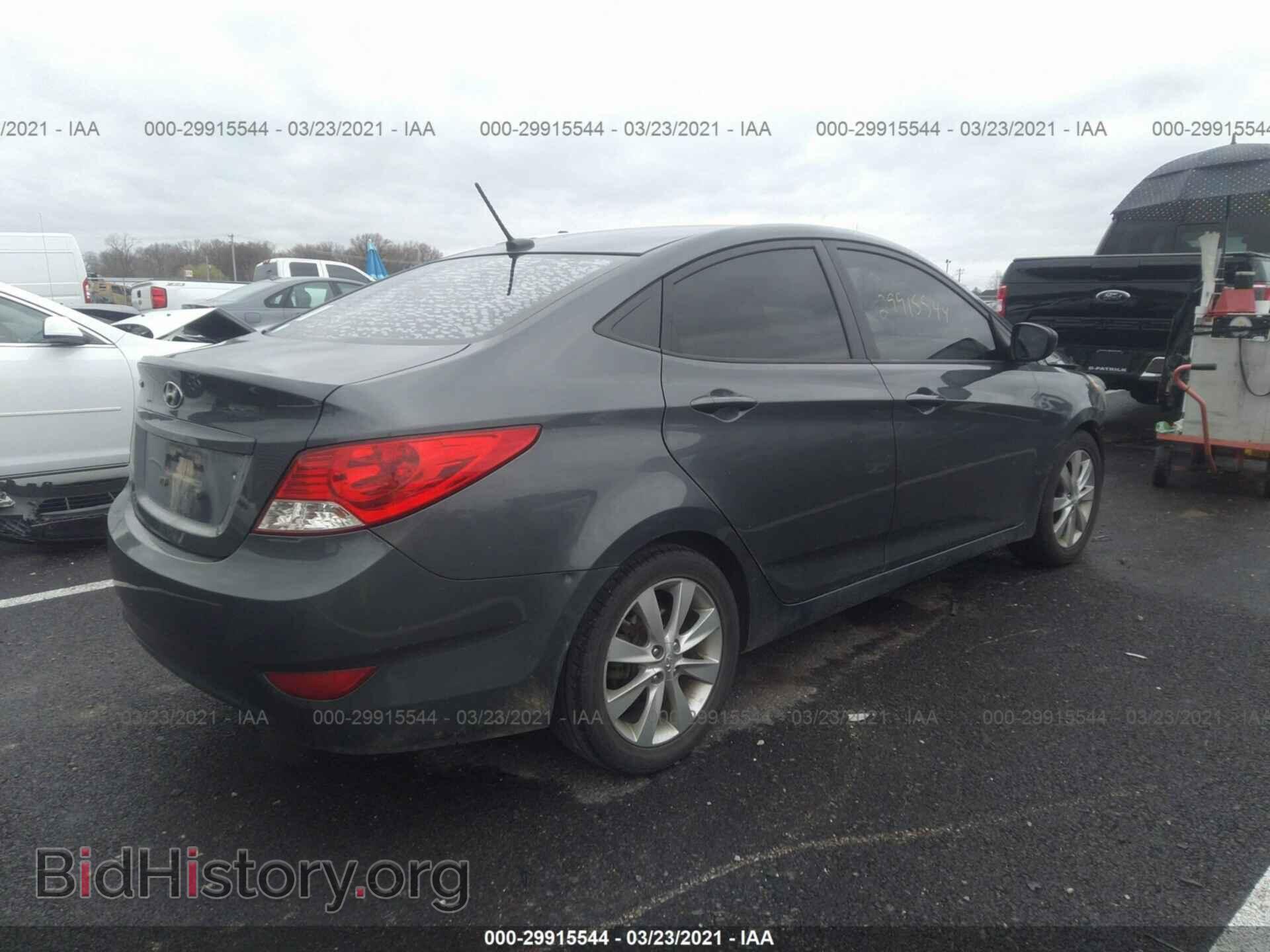2012 HYUNDAI ACCENT - VIN: KMHCU4AE4CU227977 - Фото 4