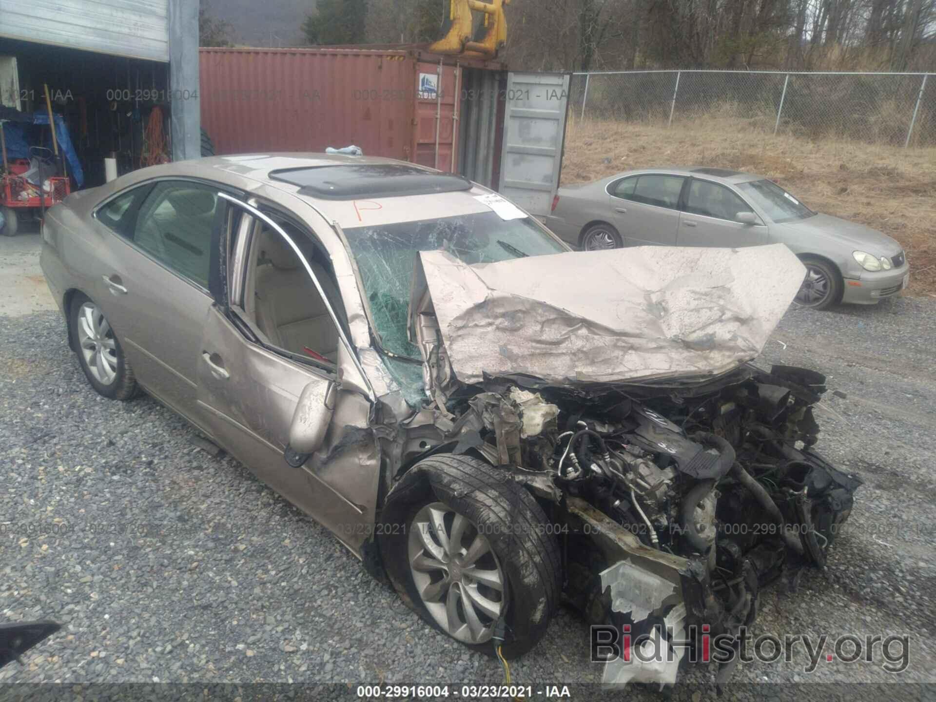 Photo KMHFC46F36A136660 - HYUNDAI AZERA 2006