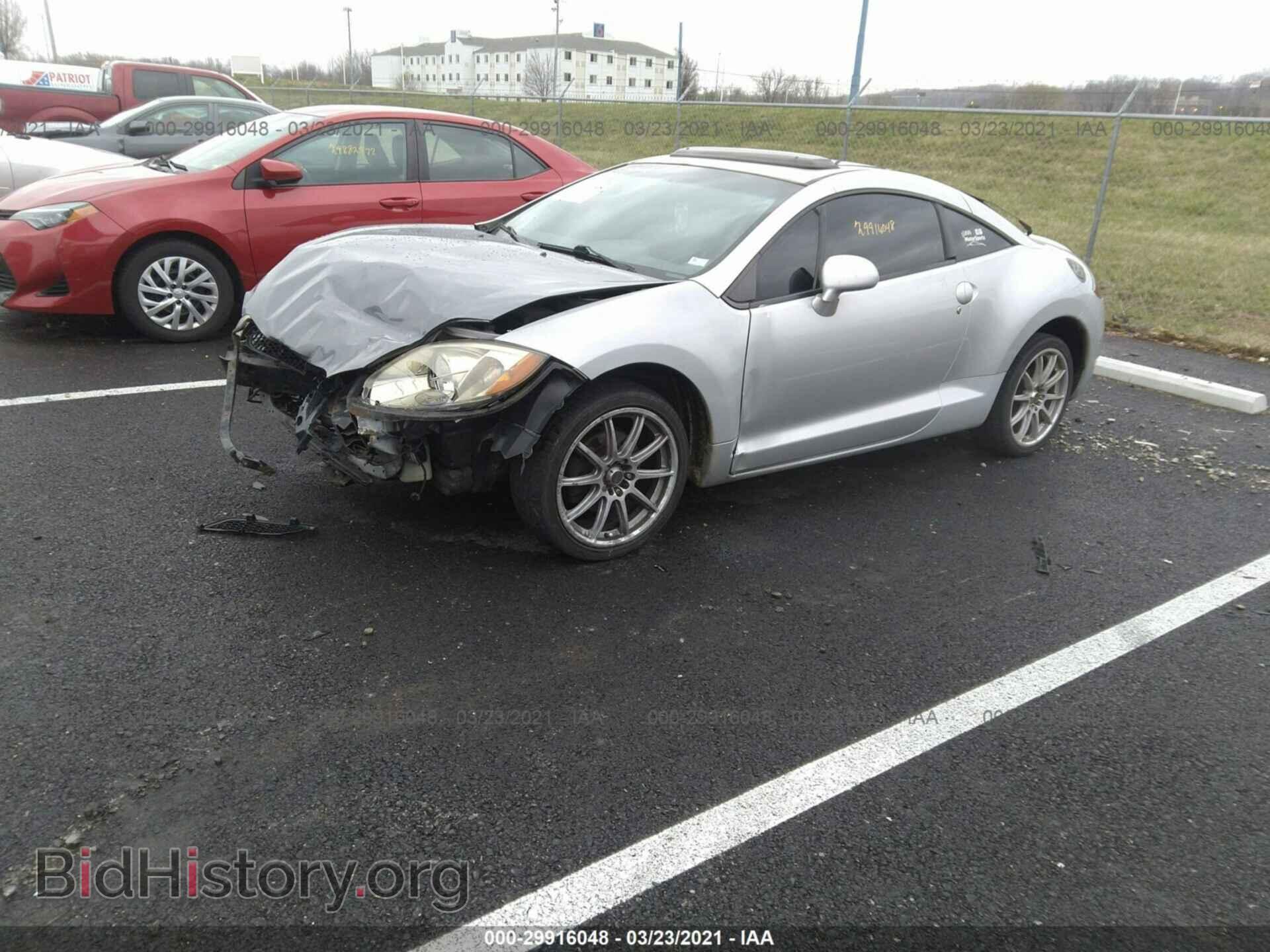 2007 MITSUBISHI ECLIPSE - VIN: 4A3AK24F47E014082 - Фото 2