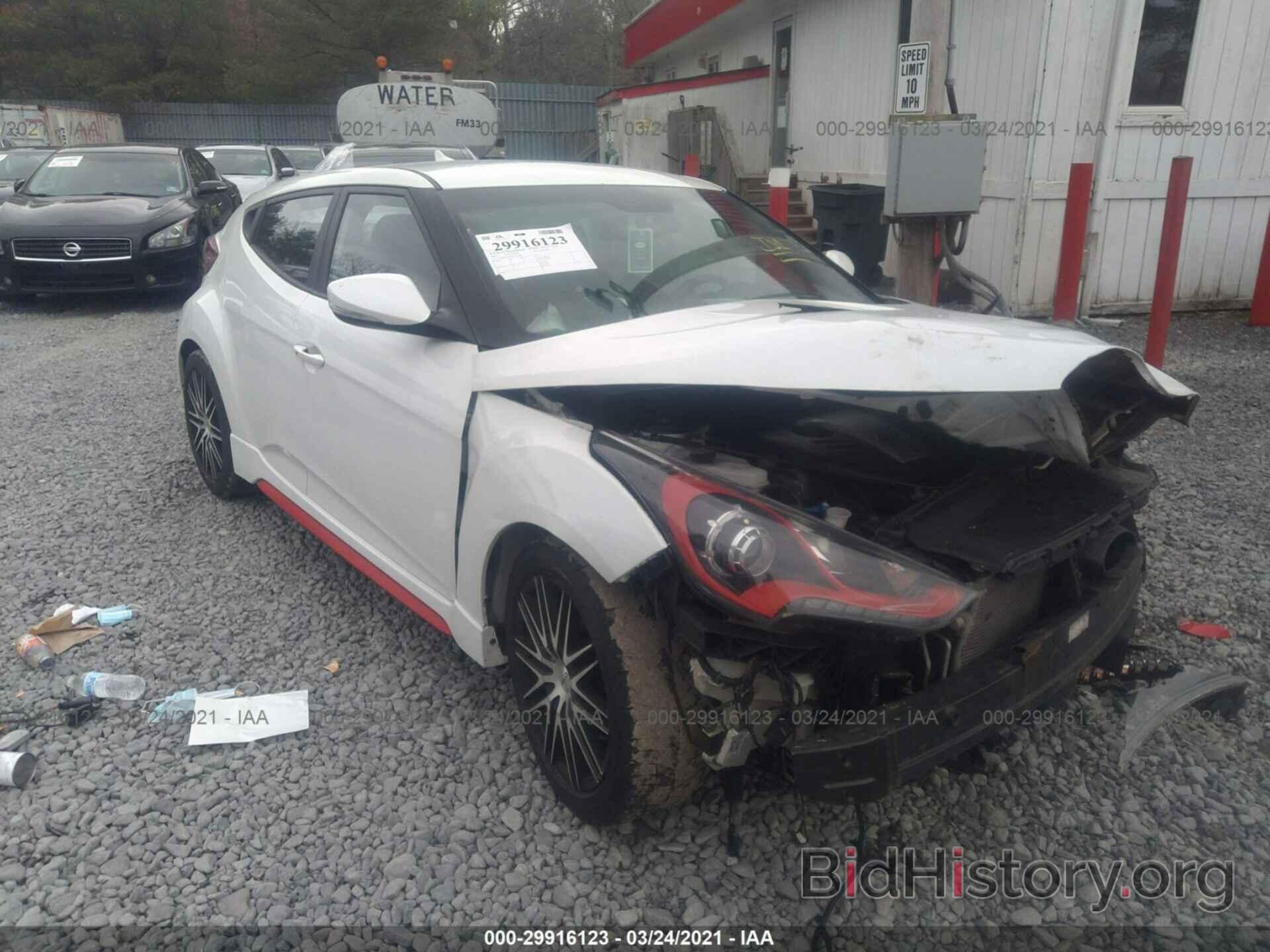 Photo KMHTC6AE0DU142988 - HYUNDAI VELOSTER 2013