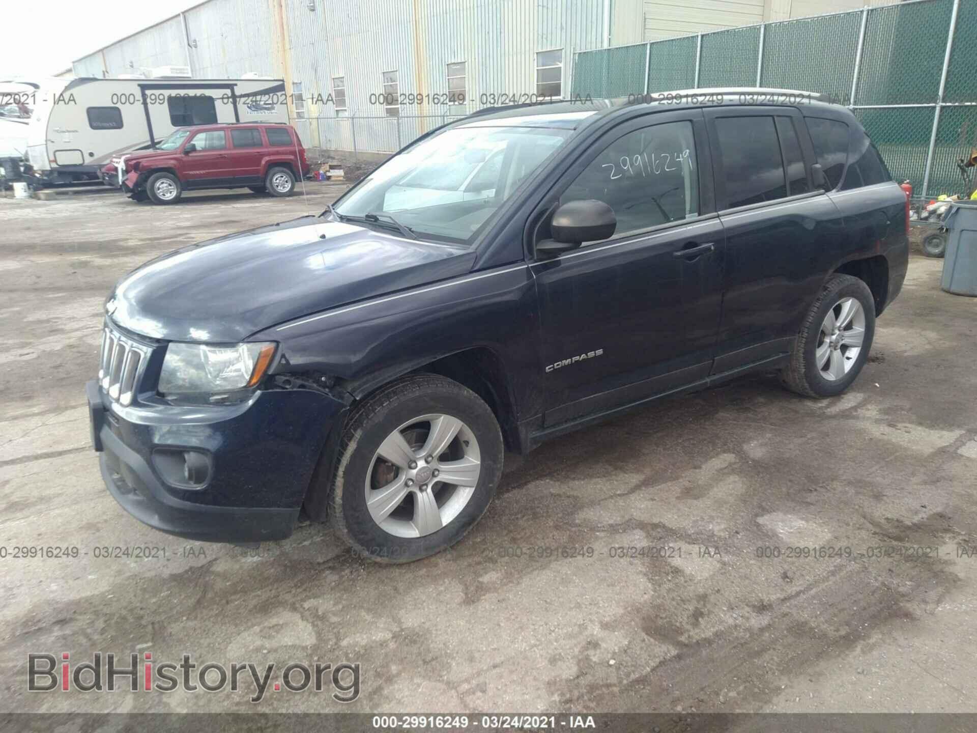 2014 JEEP COMPASS - VIN: 1C4NJDBB7ED592229 - Фото 2