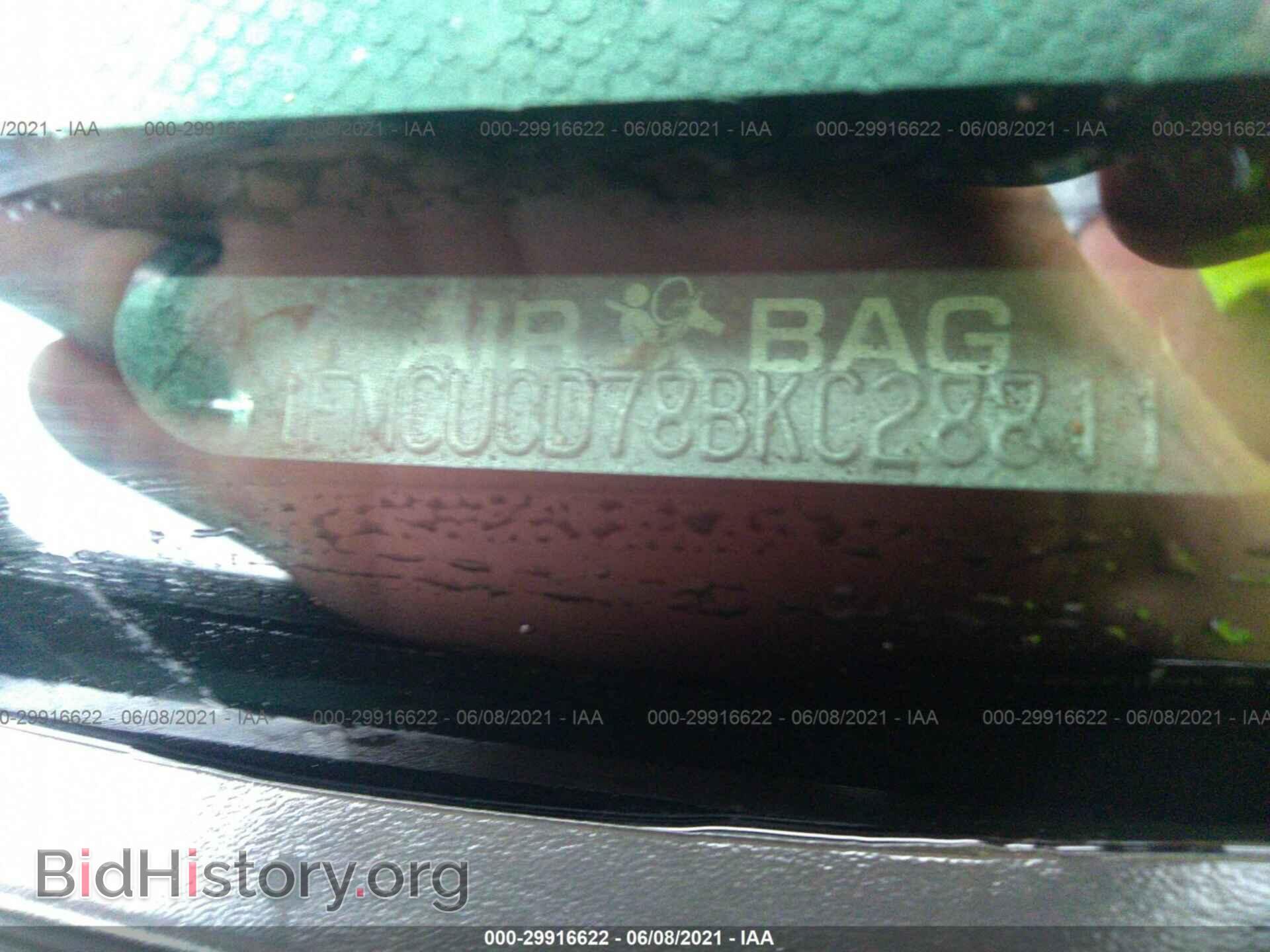 2011 FORD ESCAPE - VIN: 1FMCU0D78BKC28811 - Photo 9