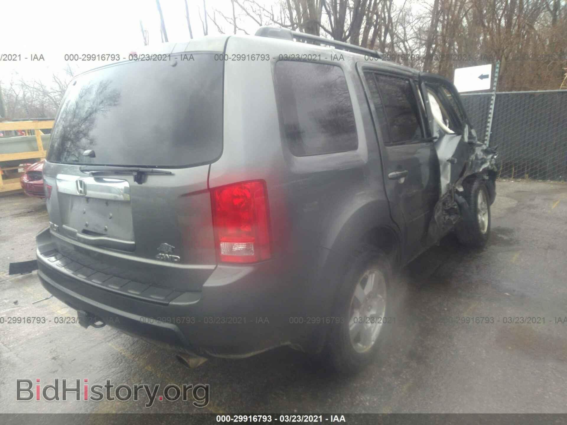 2009 HONDA PILOT - VIN: 5FNYF48509B042837 - Фото 4