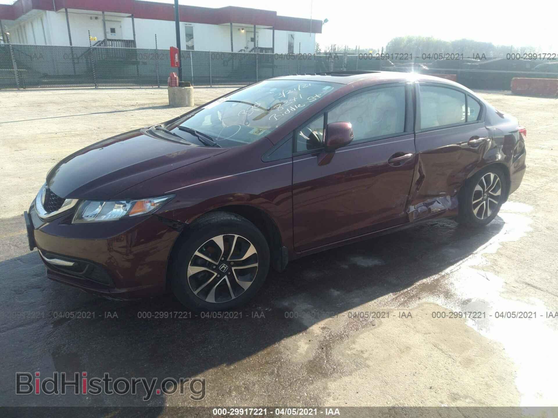 2013 HONDA CIVIC SDN - VIN: 2HGFB2F87DH538341 - Фото 2